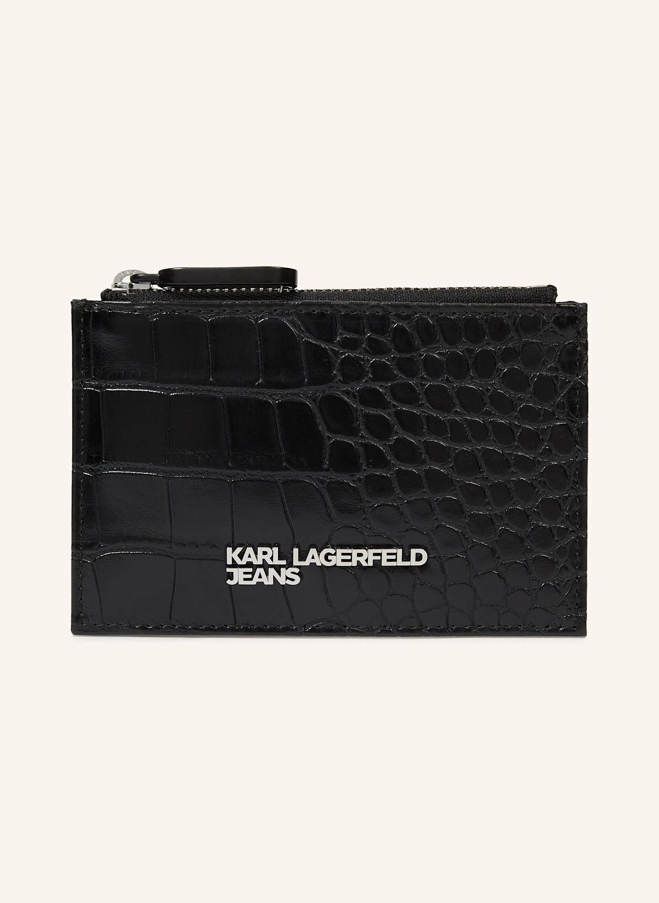 KARL LAGERFELD JEANS Kartenetui: SCHWARZ