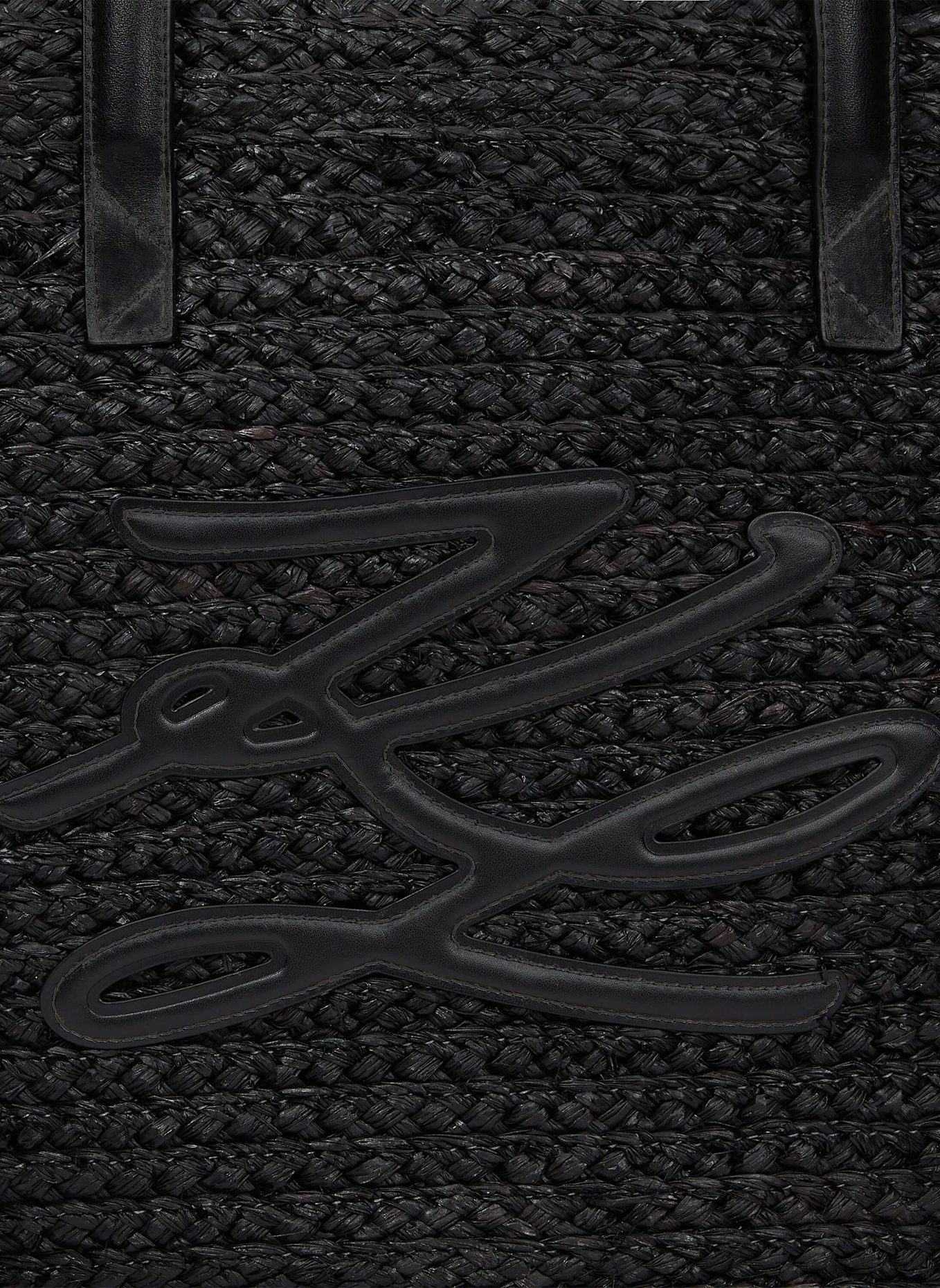 KARL LAGERFELD Strandtasche: SCHWARZ