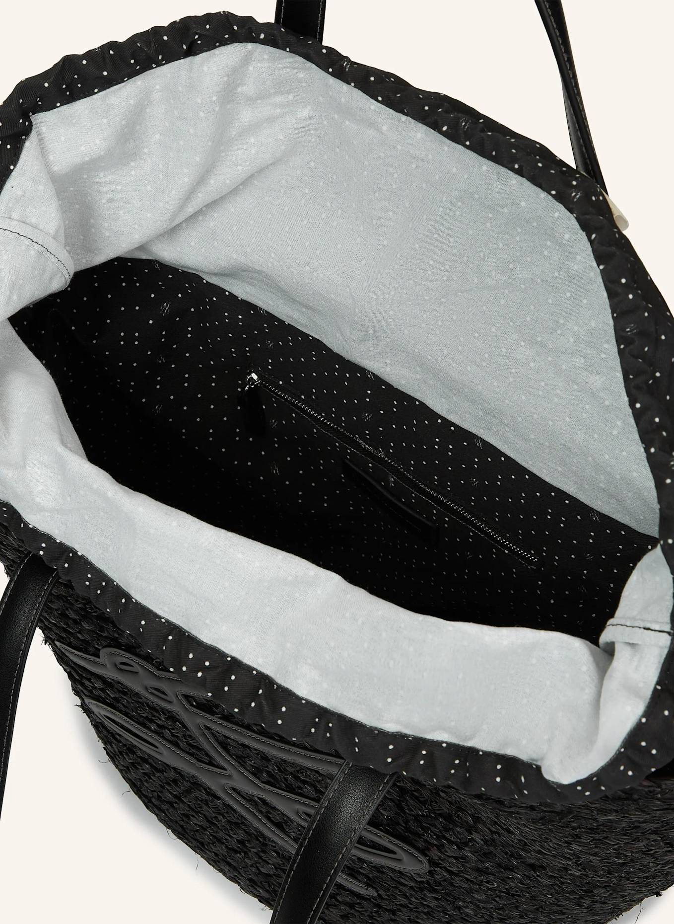 KARL LAGERFELD Strandtasche: SCHWARZ