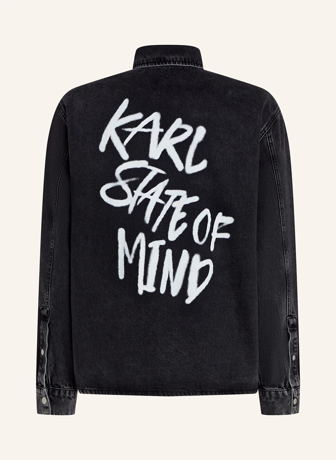 KARL LAGERFELD JEANS Hemd: SCHWARZ