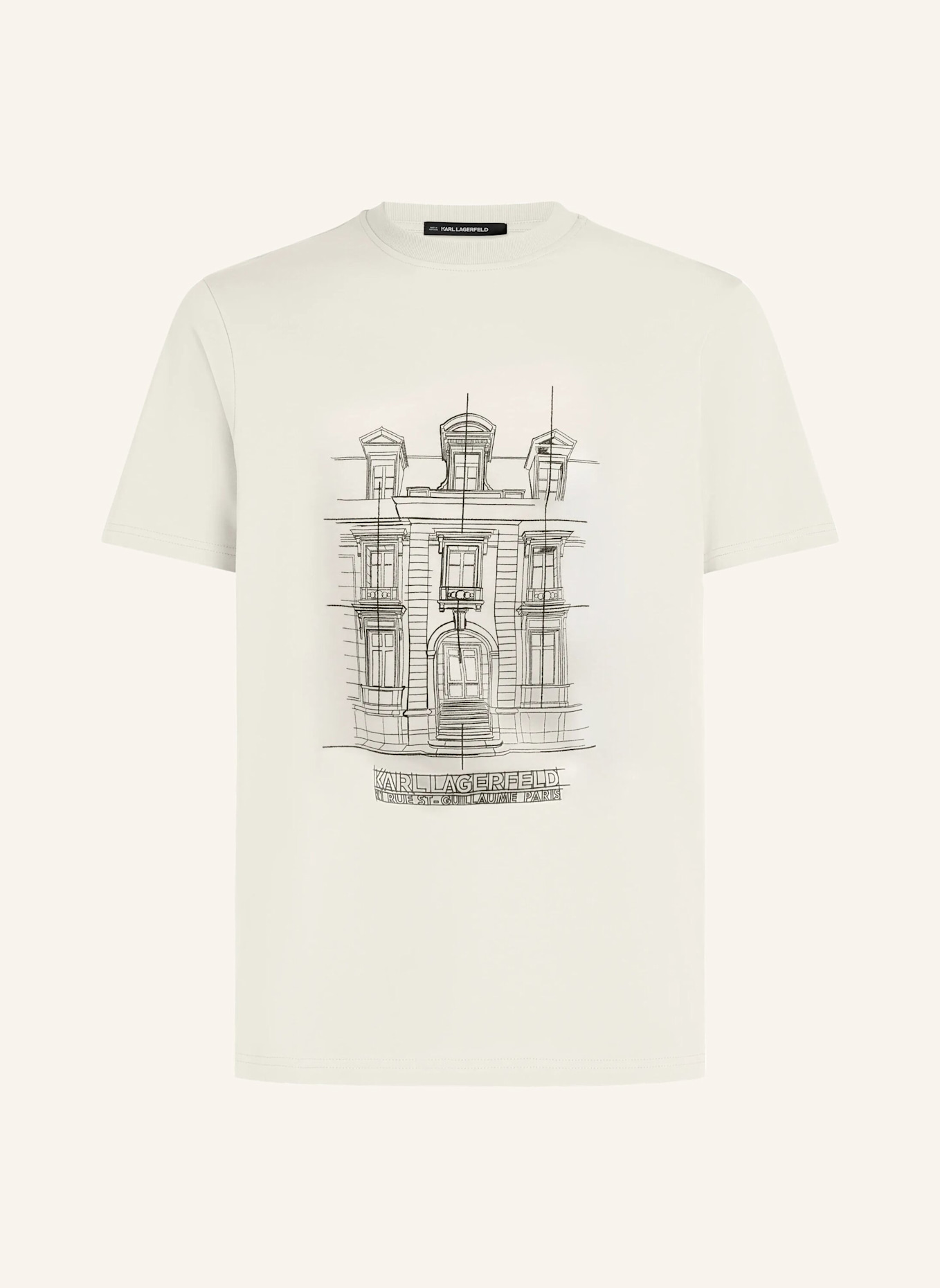 KARL LAGERFELD T-shirt: BEIGE