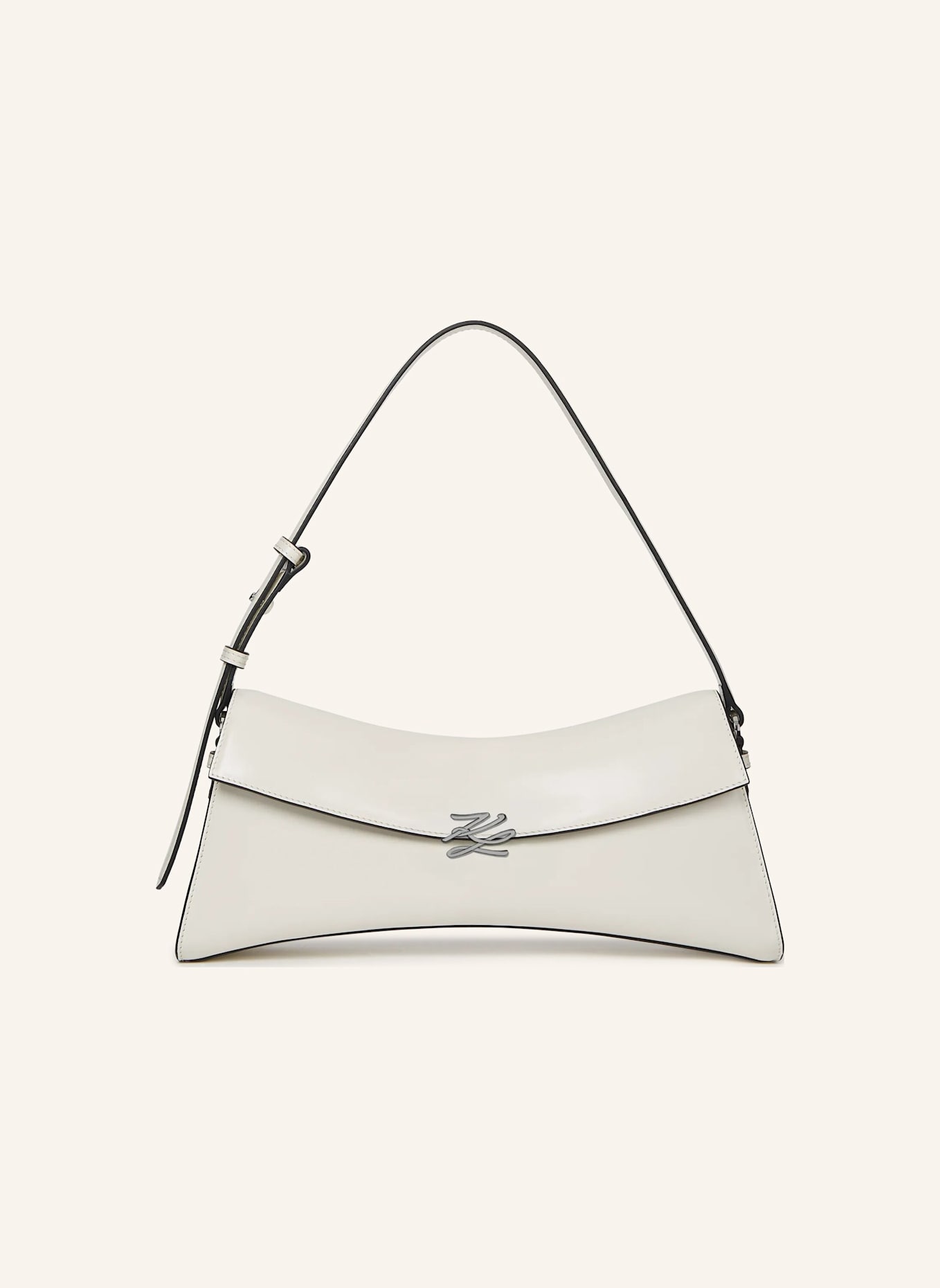 KARL LAGERFELD Schultertasche: WEISS