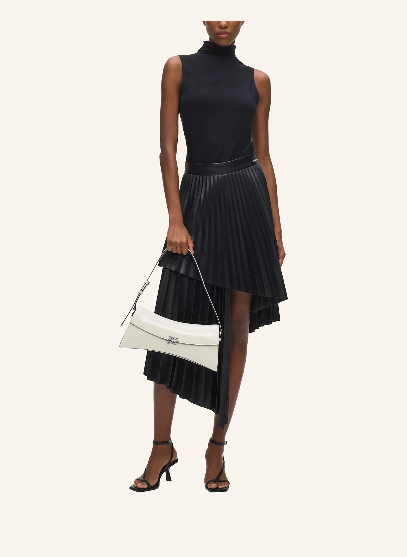KARL LAGERFELD Schultertasche: WEISS