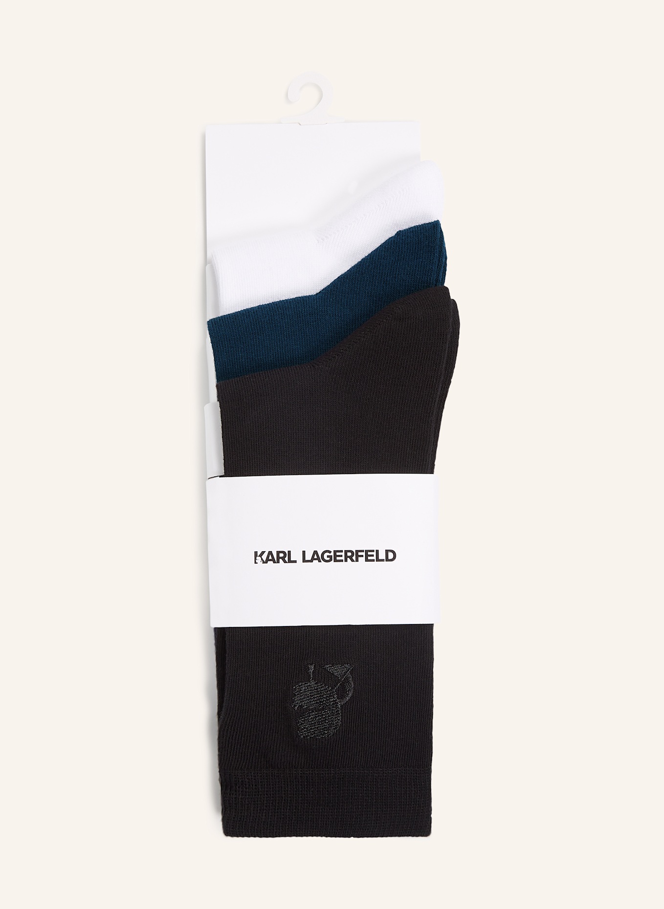 KARL LAGERFELD 3er-Pack Socken: BLAU