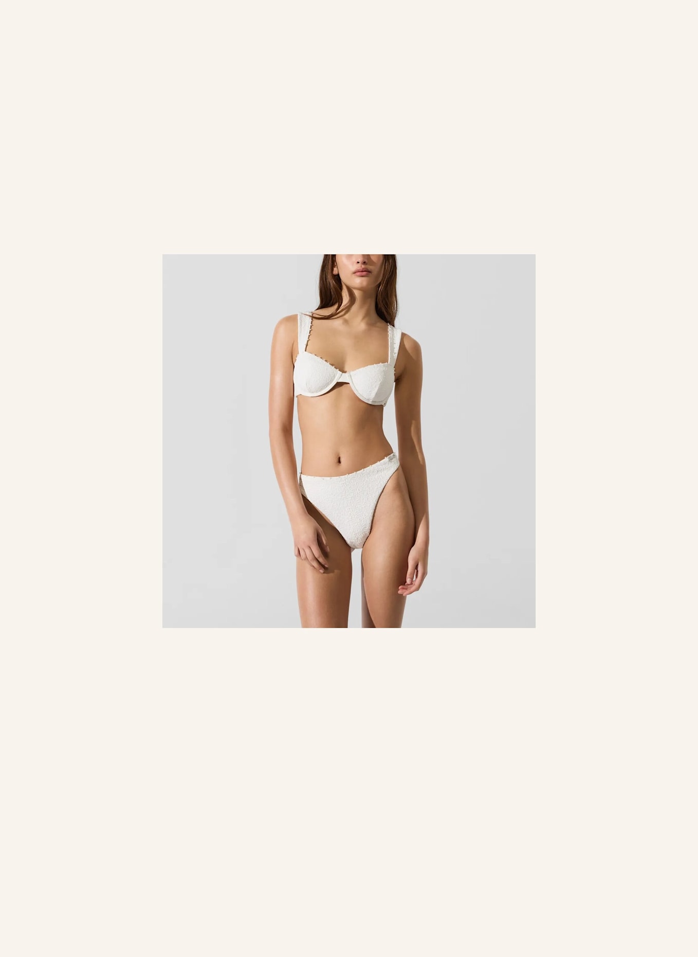 KARL LAGERFELD Bikini-Top: BEIGE