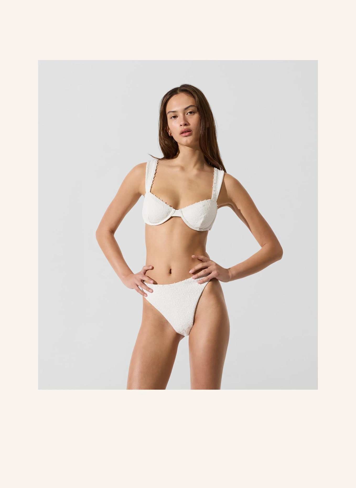 KARL LAGERFELD Bikini-Hose: BEIGE