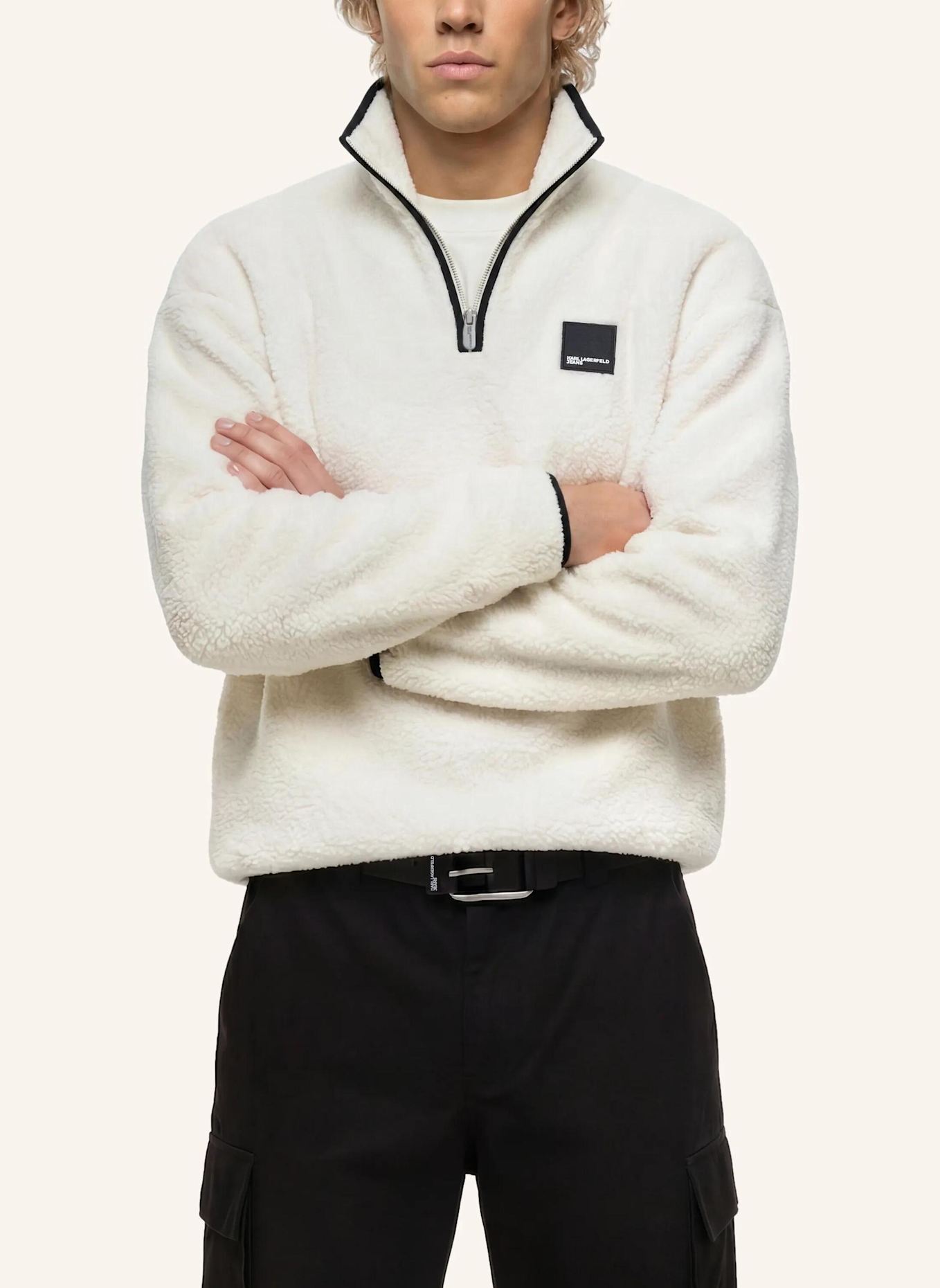 KARL LAGERFELD JEANS Sweatshirt: BEIGE