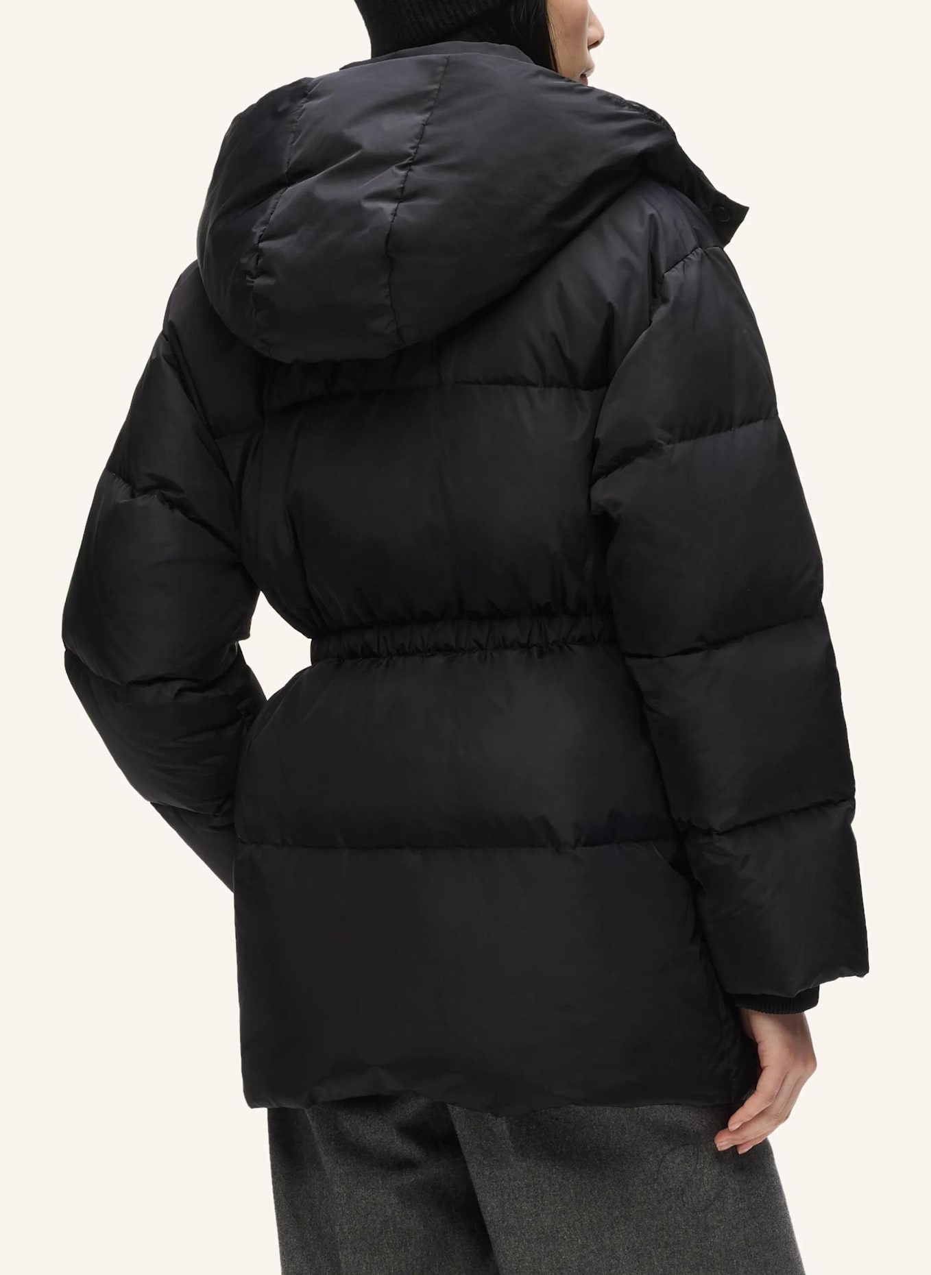 KARL LAGERFELD Mantel: SCHWARZ