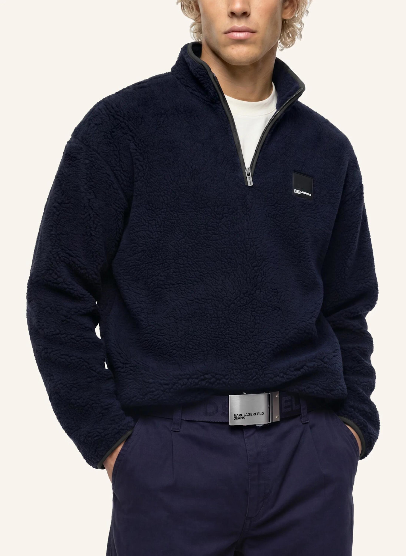 KARL LAGERFELD JEANS Sweatshirt: DUNKELBLAU
