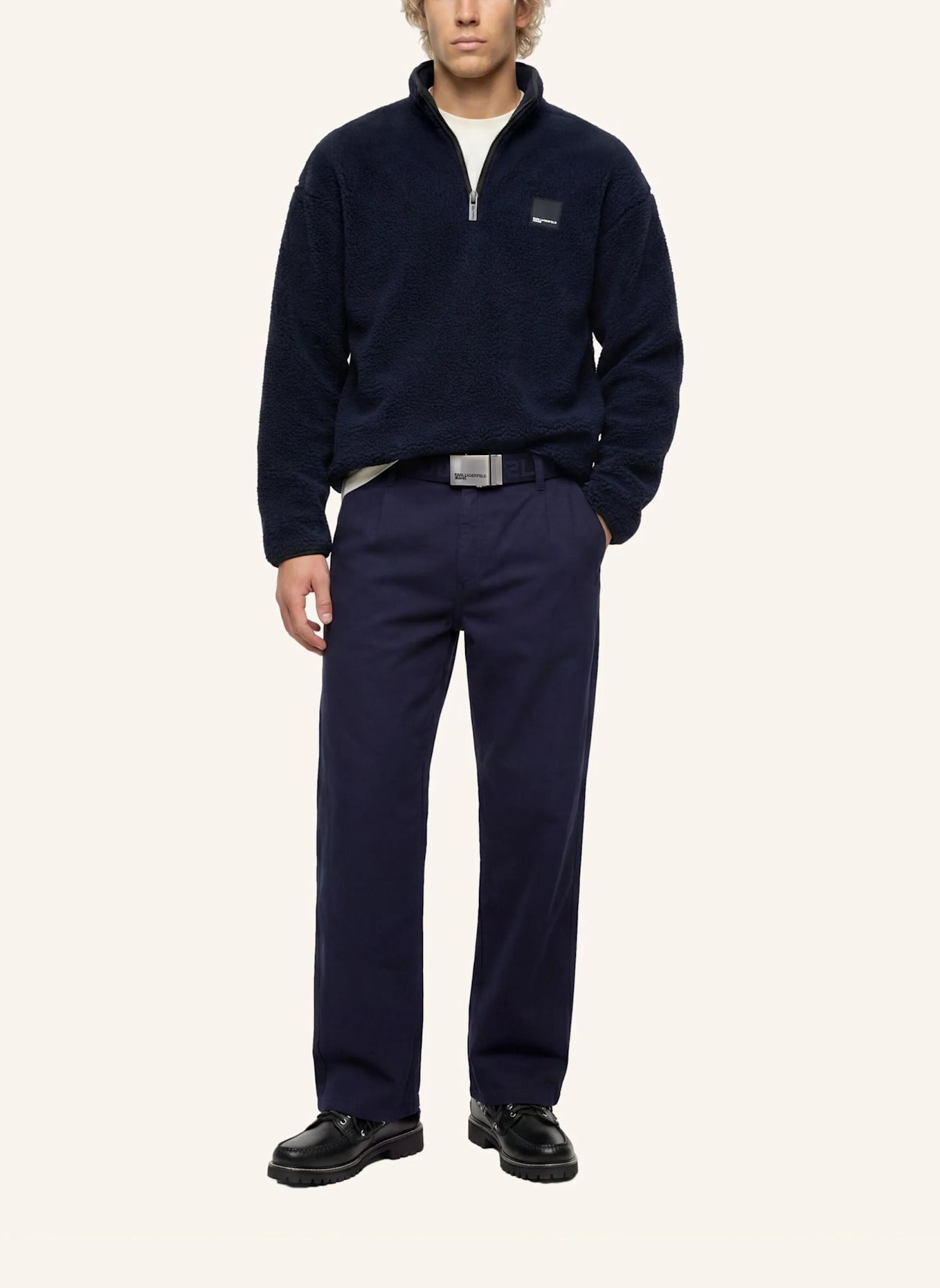 KARL LAGERFELD JEANS Sweatshirt: DUNKELBLAU