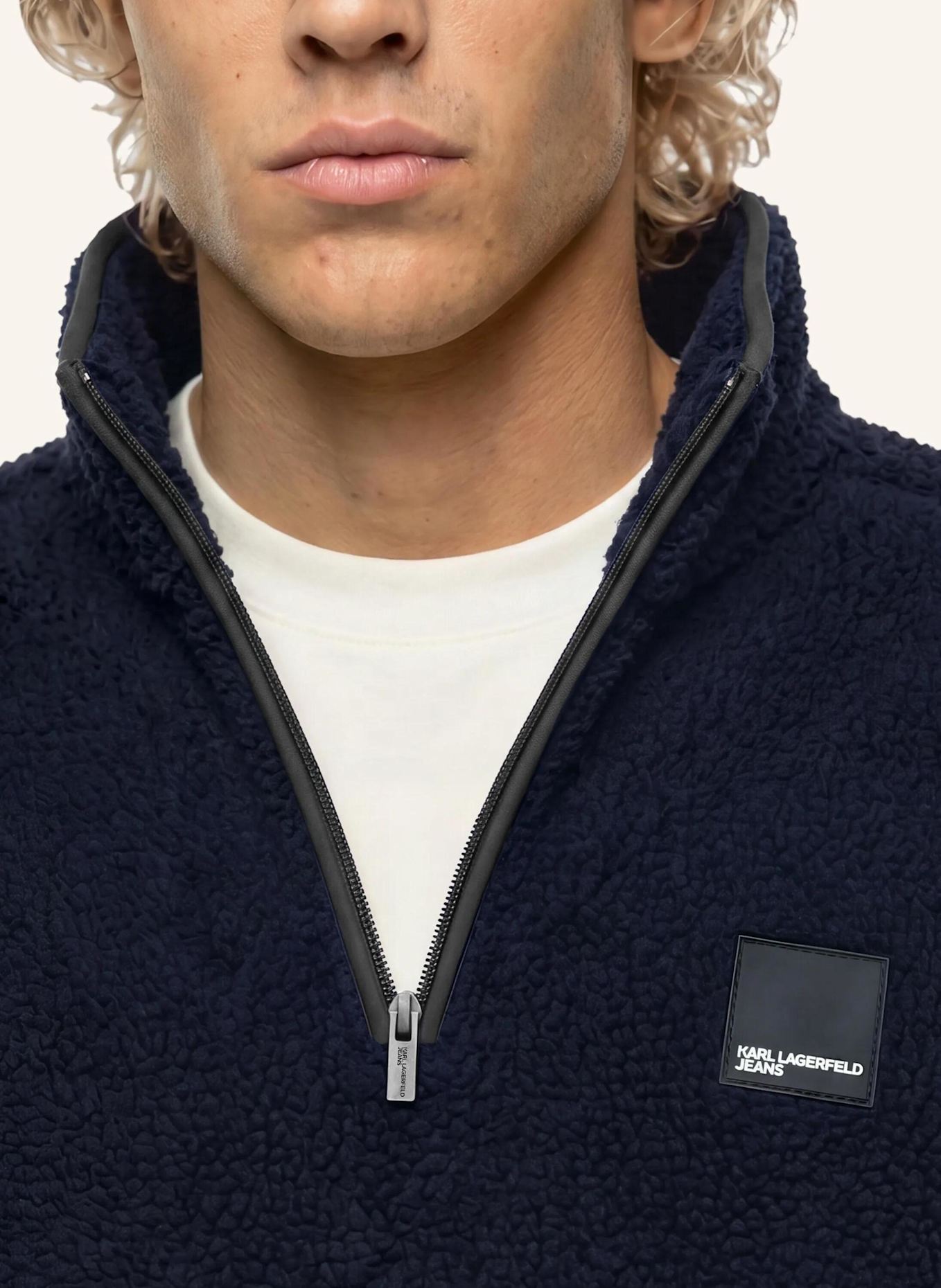 KARL LAGERFELD JEANS Sweatshirt: DUNKELBLAU