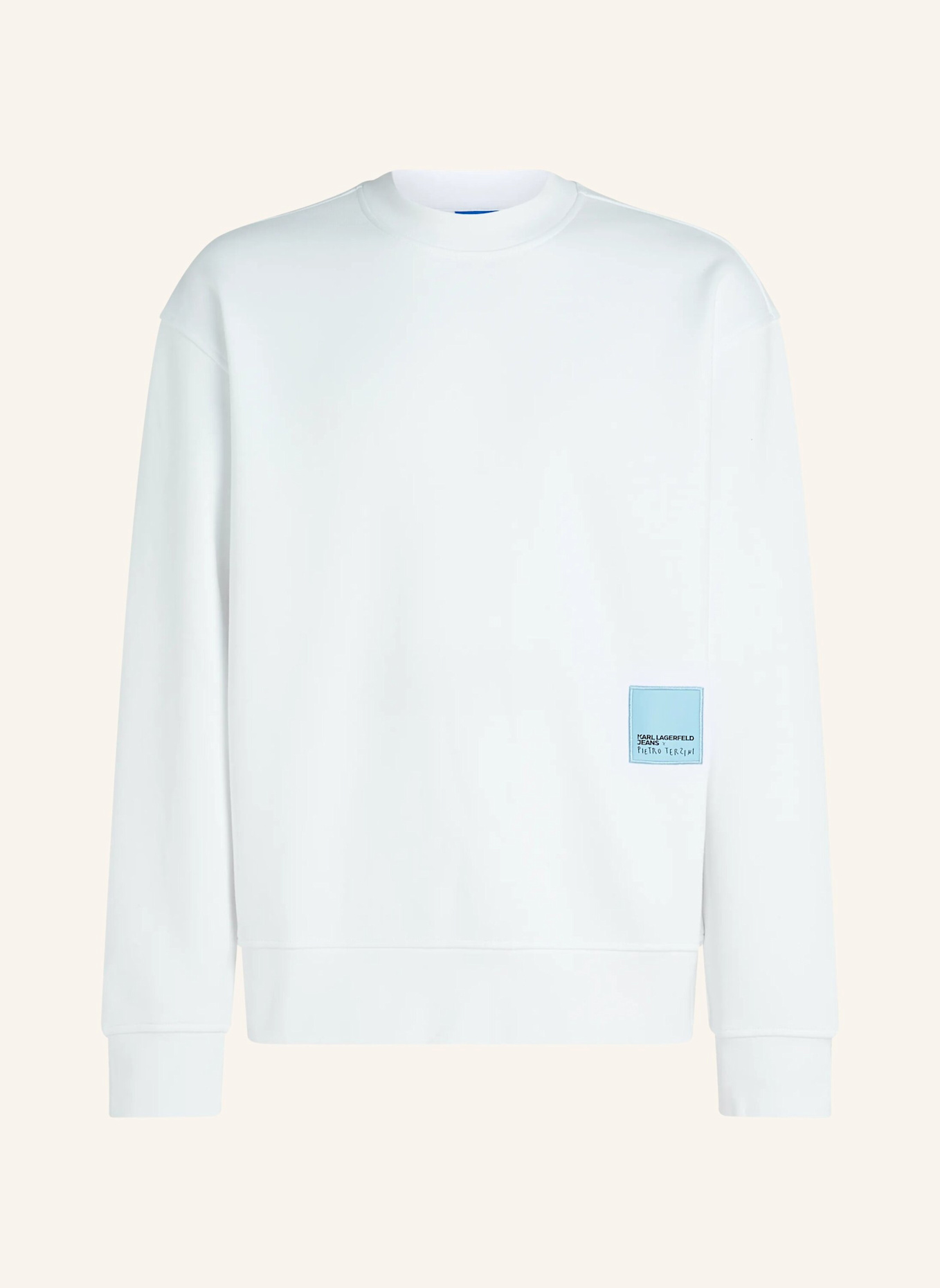 KARL LAGERFELD JEANS Sweatshirt: WEISS