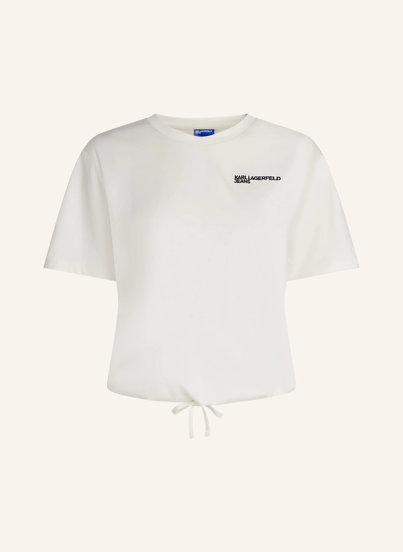 KARL LAGERFELD JEANS T-shirt: BEIGE