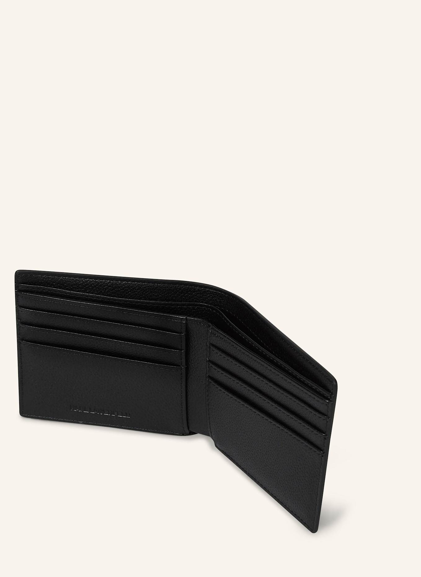 KARL LAGERFELD Geldbörse: SCHWARZ