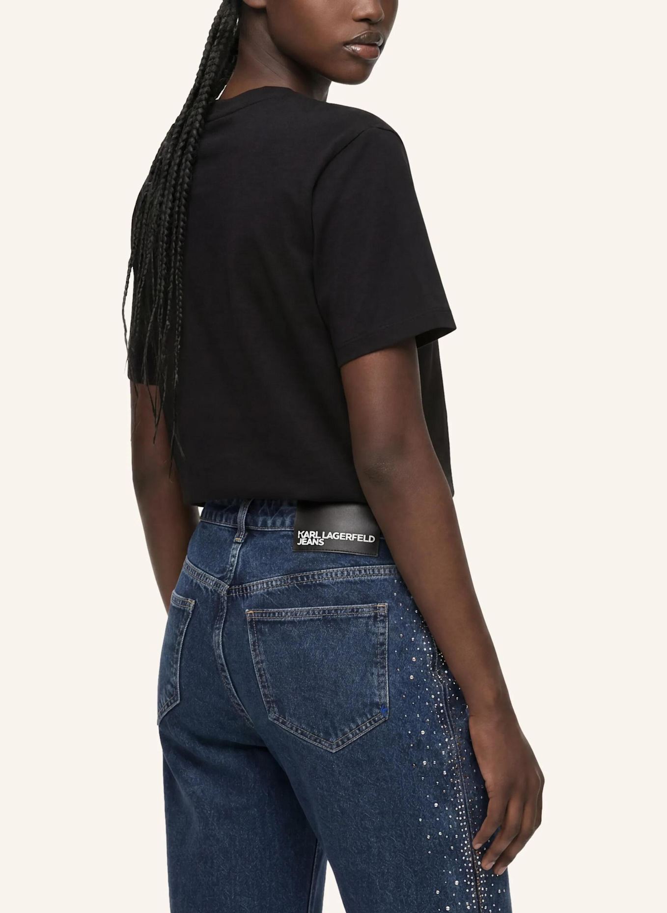 KARL LAGERFELD JEANS T-shirt: SCHWARZ