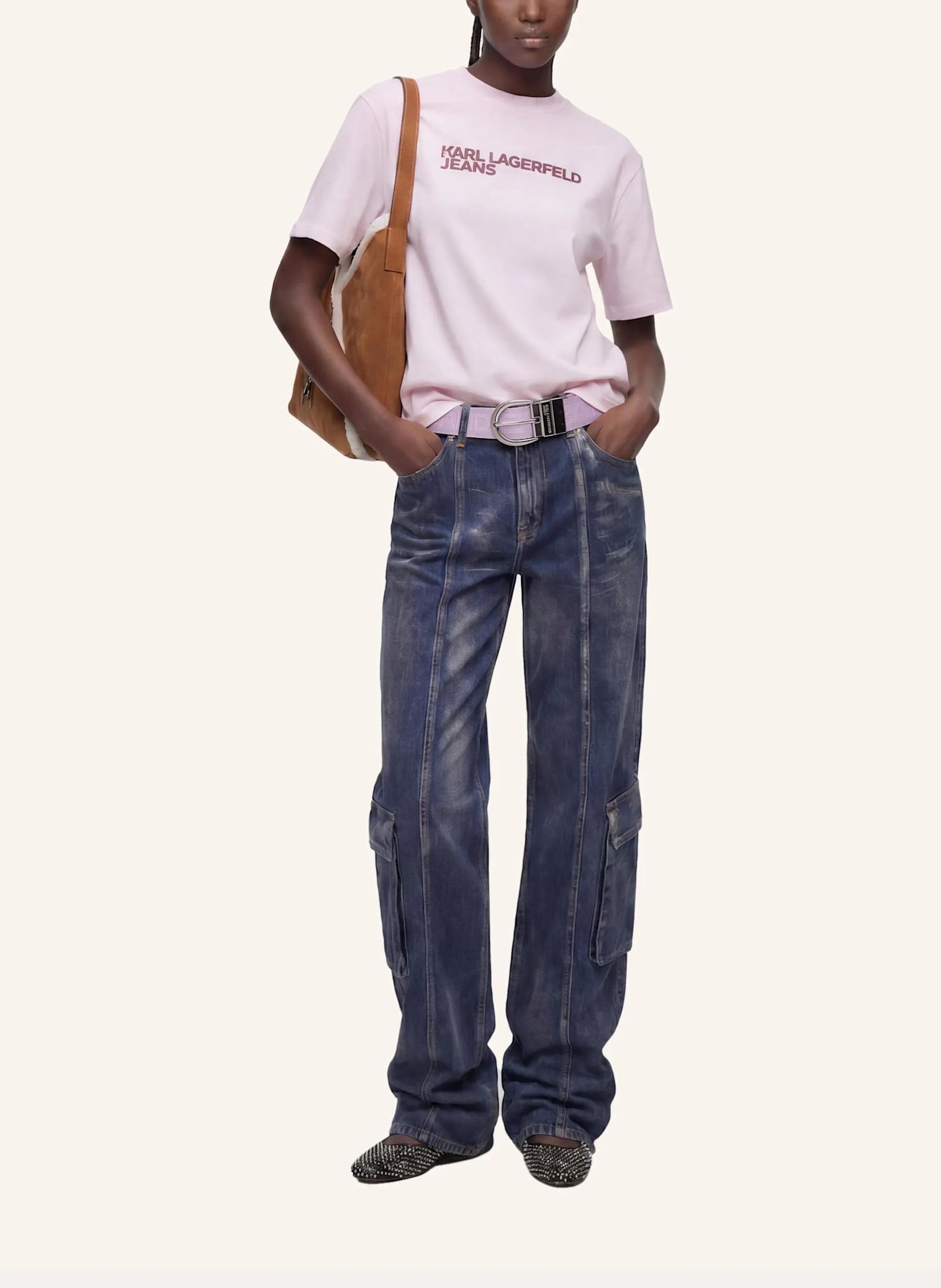 KARL LAGERFELD JEANS T-shirt: LILA