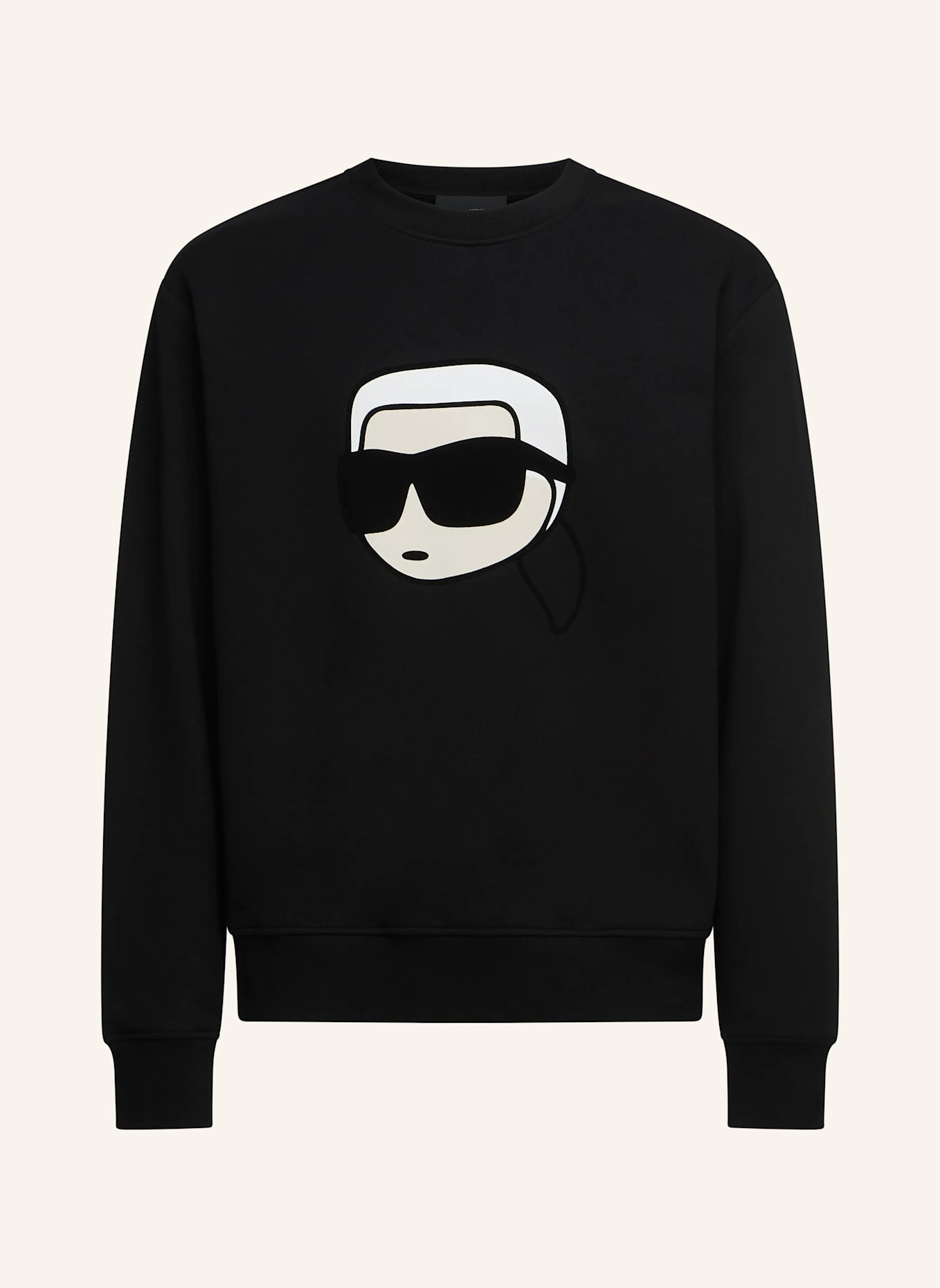 KARL LAGERFELD Sweatshirt: SCHWARZ