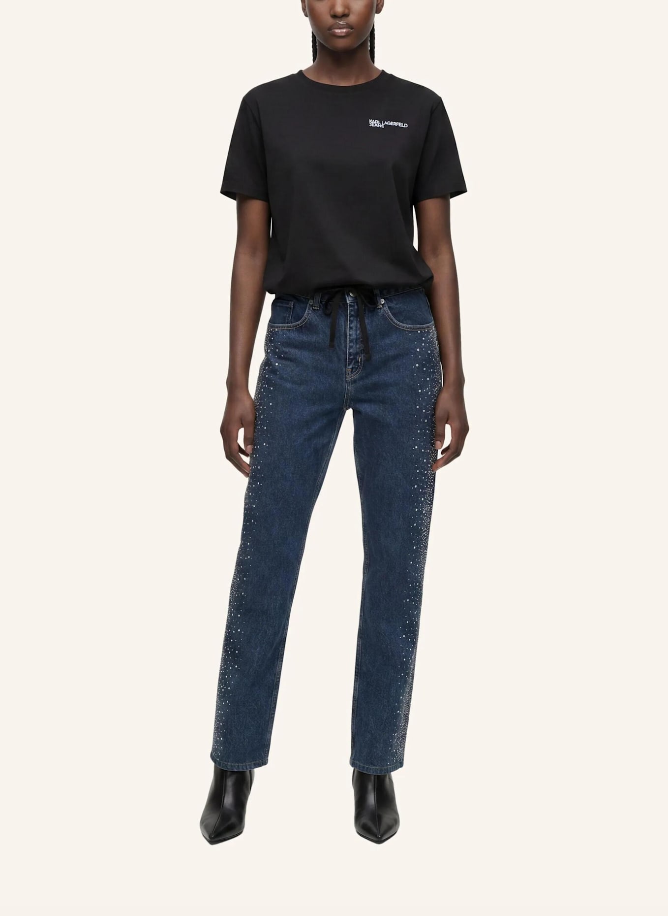 KARL LAGERFELD JEANS T-shirt: SCHWARZ