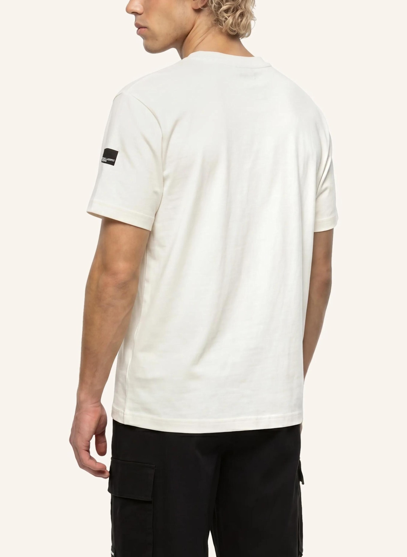 KARL LAGERFELD JEANS T-shirt: BEIGE