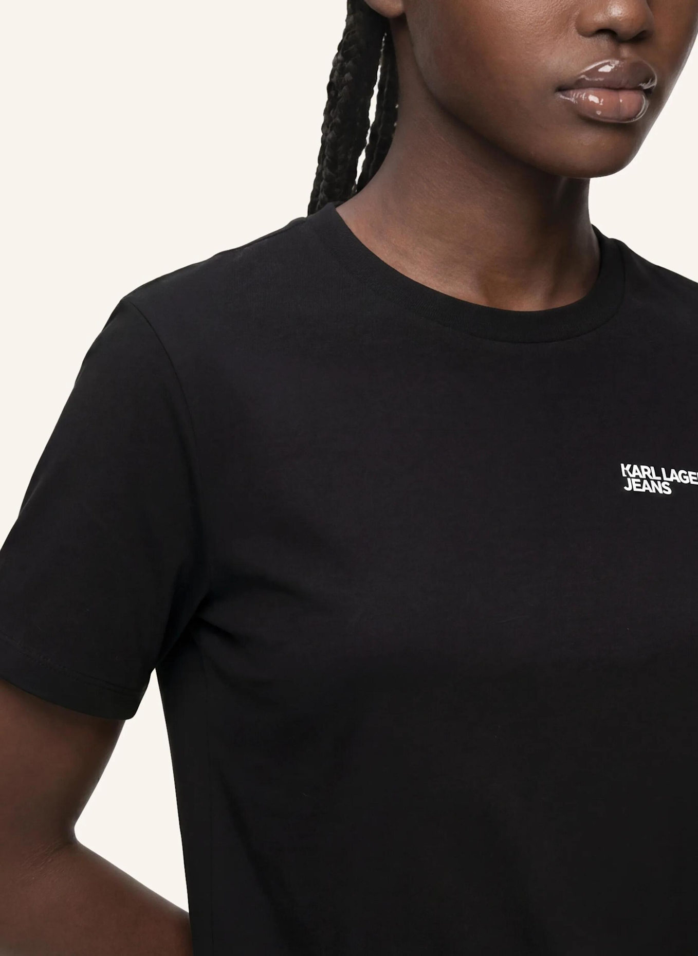 KARL LAGERFELD JEANS T-shirt: SCHWARZ