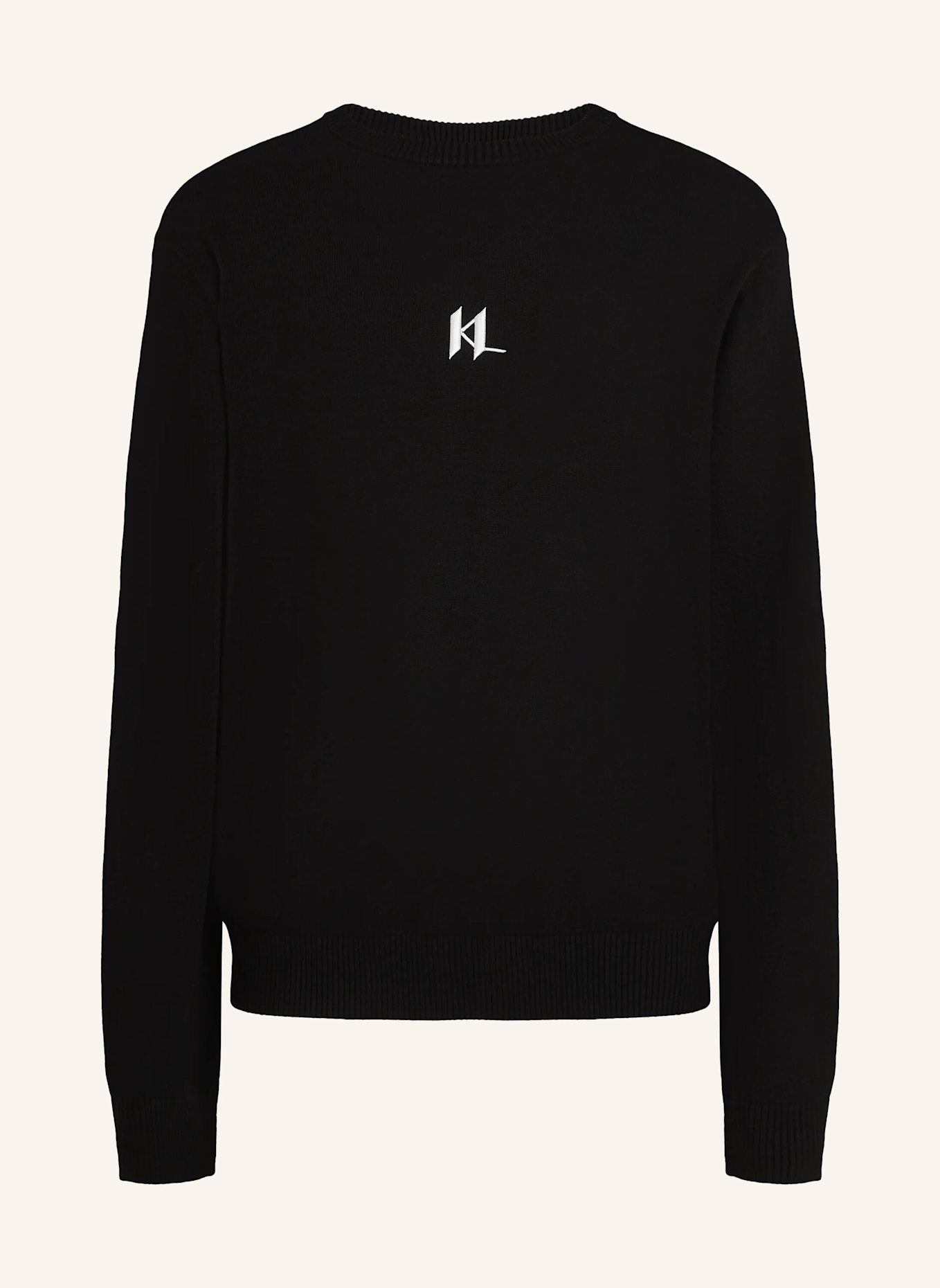 KARL LAGERFELD Top: SCHWARZ