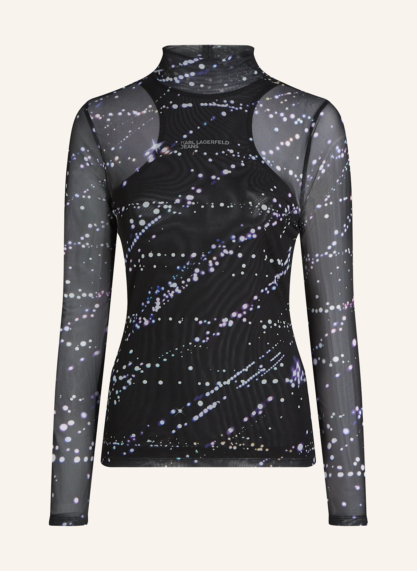 KARL LAGERFELD JEANS Top: SCHWARZ