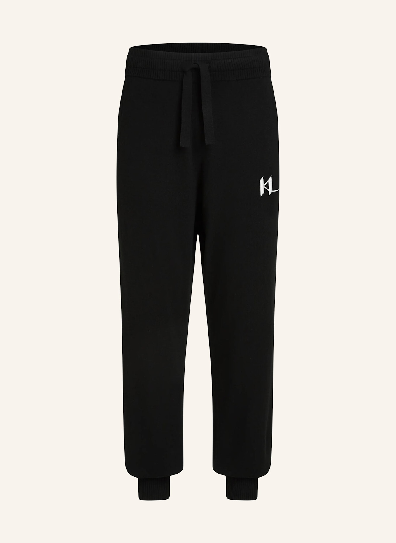 KARL LAGERFELD Hose: SCHWARZ