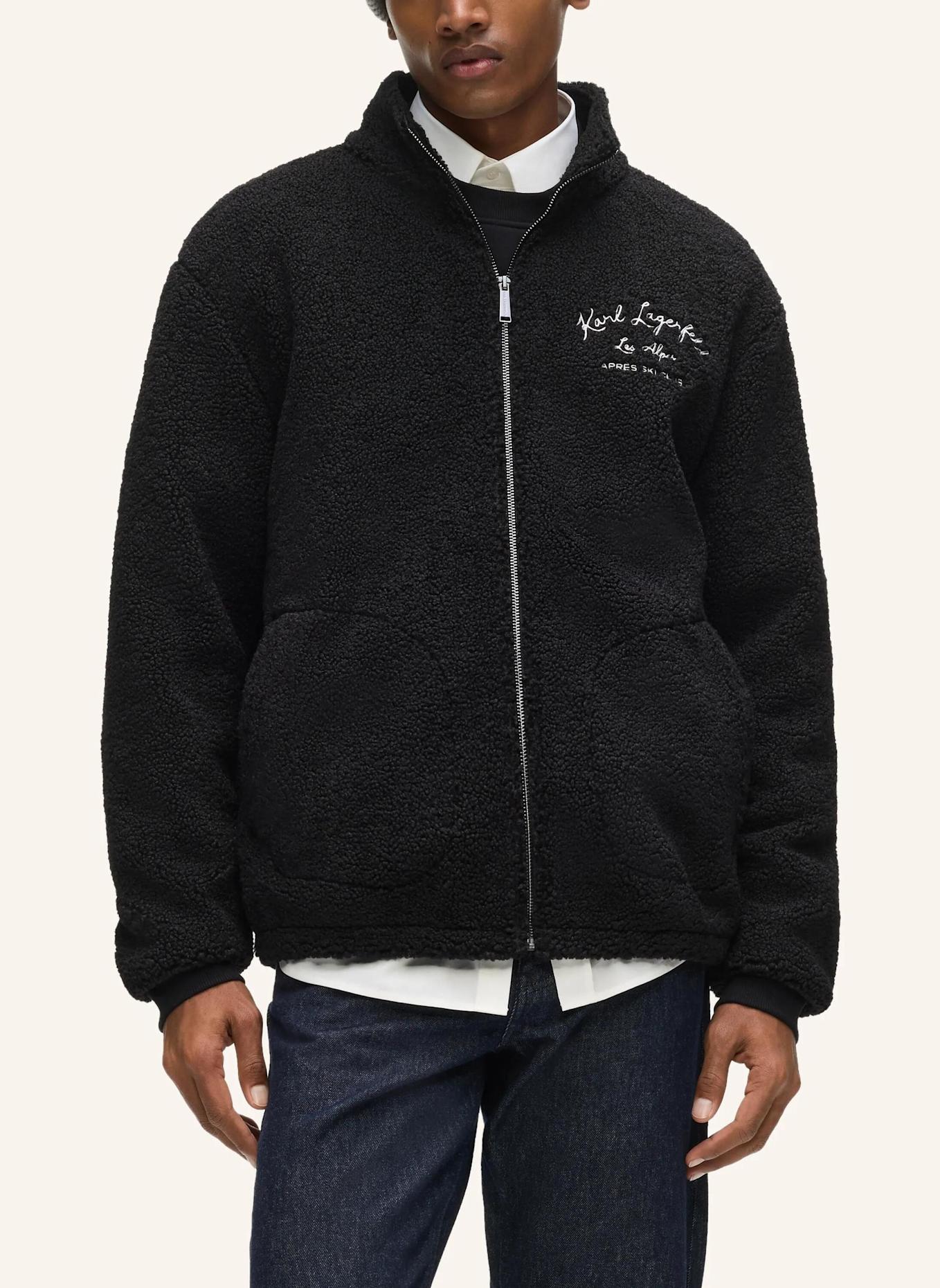 KARL LAGERFELD Top: SCHWARZ