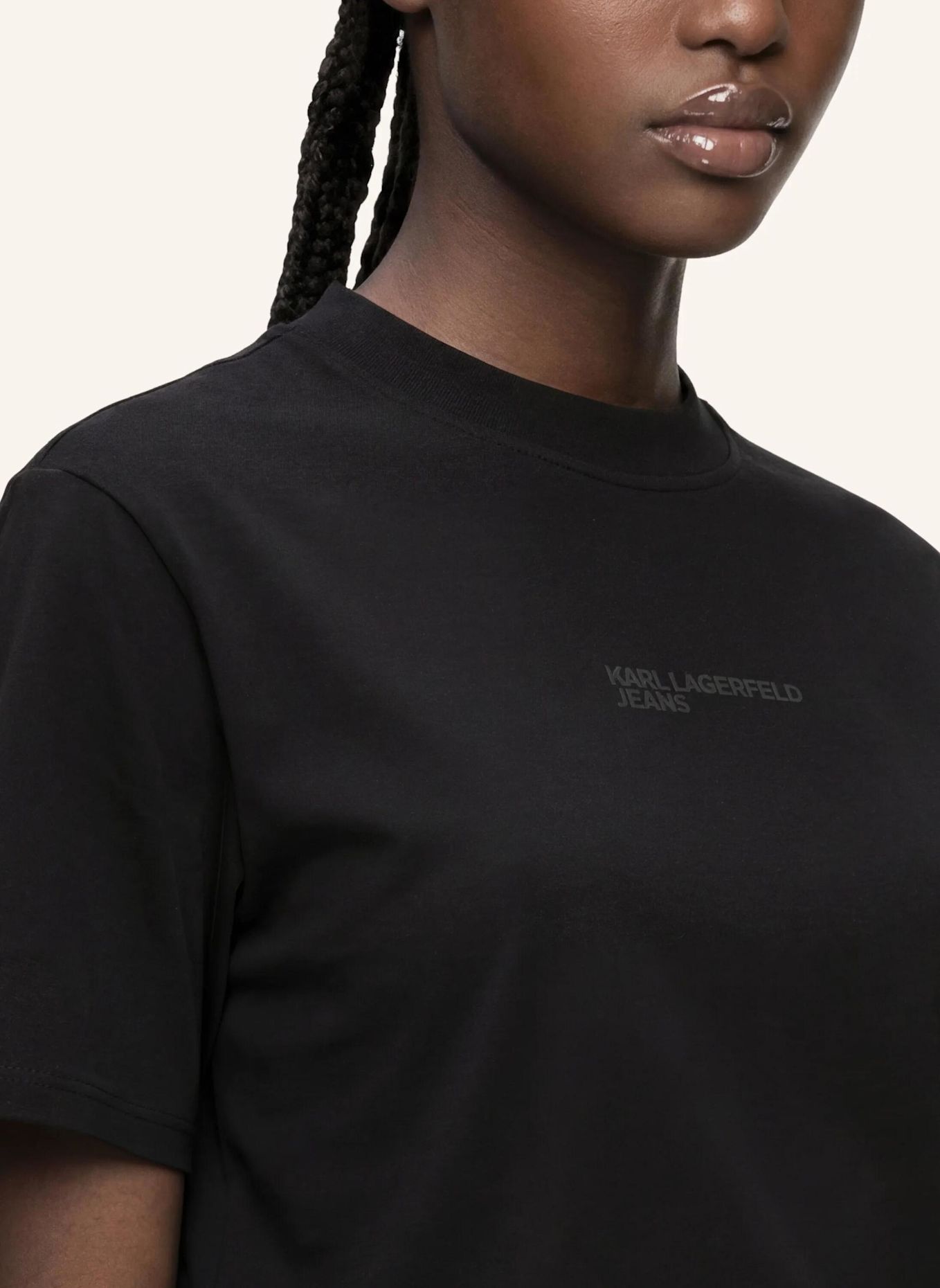 KARL LAGERFELD JEANS T-shirt: SCHWARZ