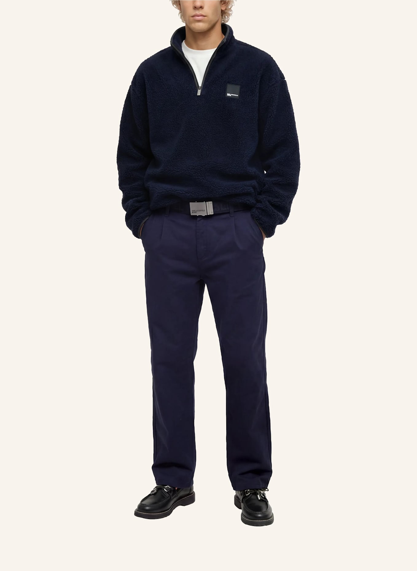 KARL LAGERFELD JEANS Hose: DUNKELBLAU