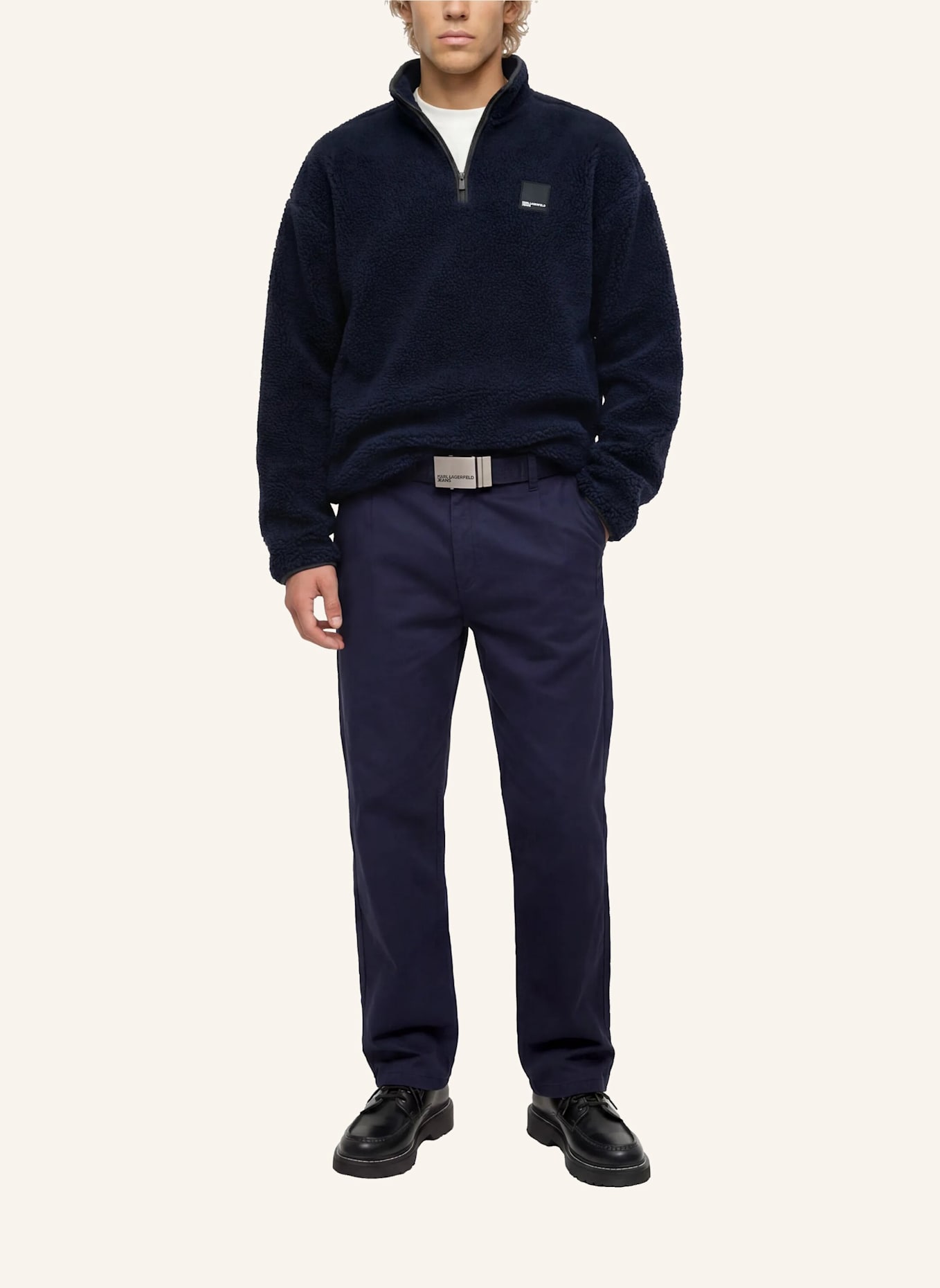 KARL LAGERFELD JEANS Hose: DUNKELBLAU