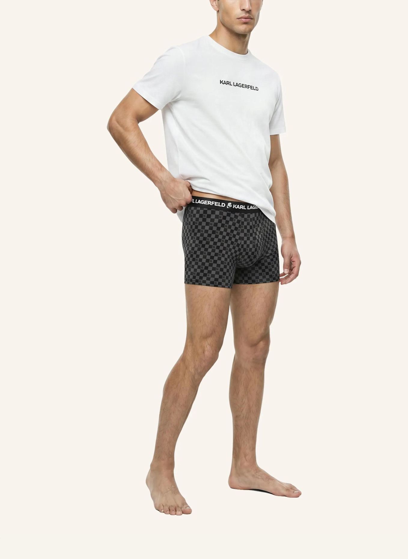 KARL LAGERFELD Nachtwäsche: WEISS