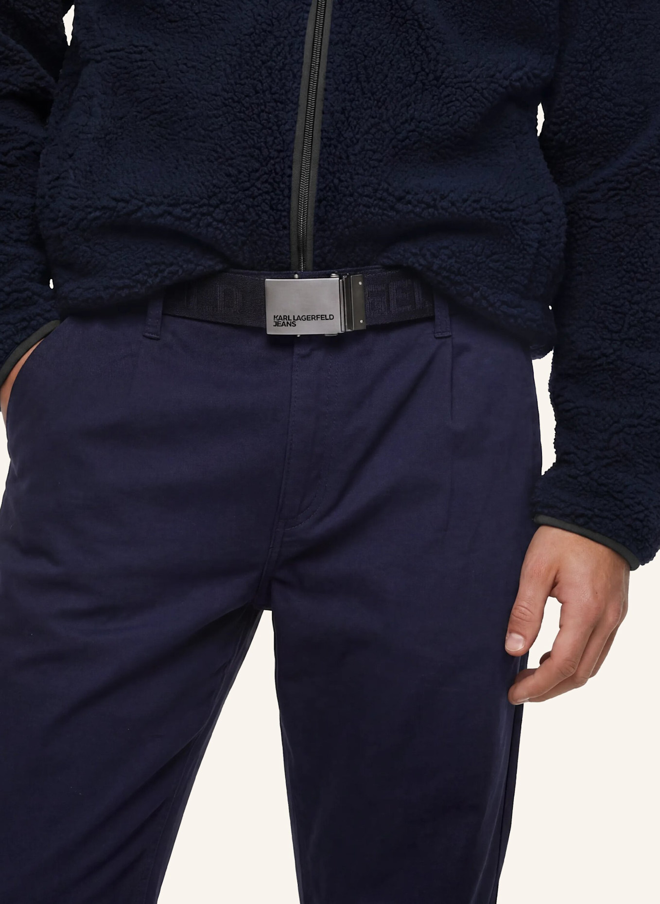 KARL LAGERFELD JEANS Hose: DUNKELBLAU
