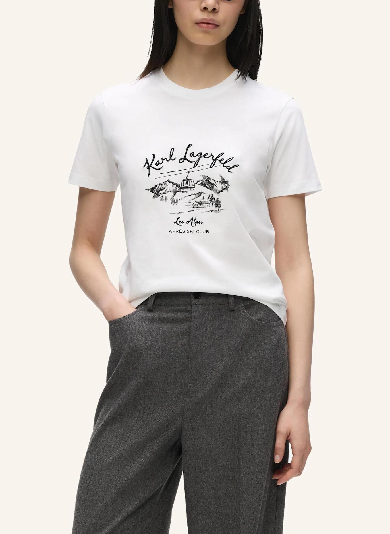 KARL LAGERFELD T-shirt: WEISS