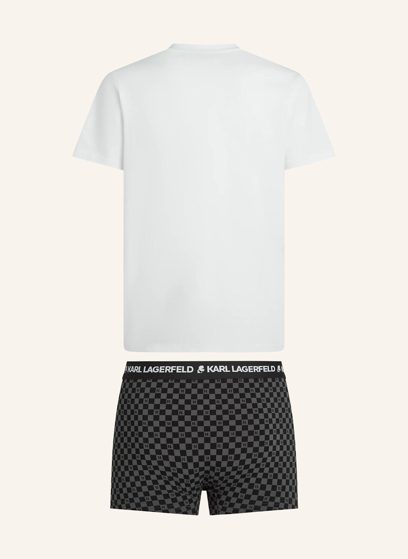 KARL LAGERFELD Nachtwäsche: WEISS