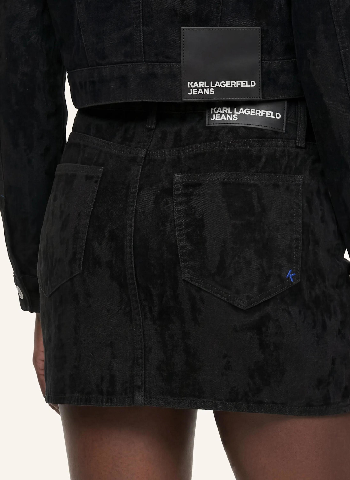 KARL LAGERFELD JEANS Rock: DUNKELLILA