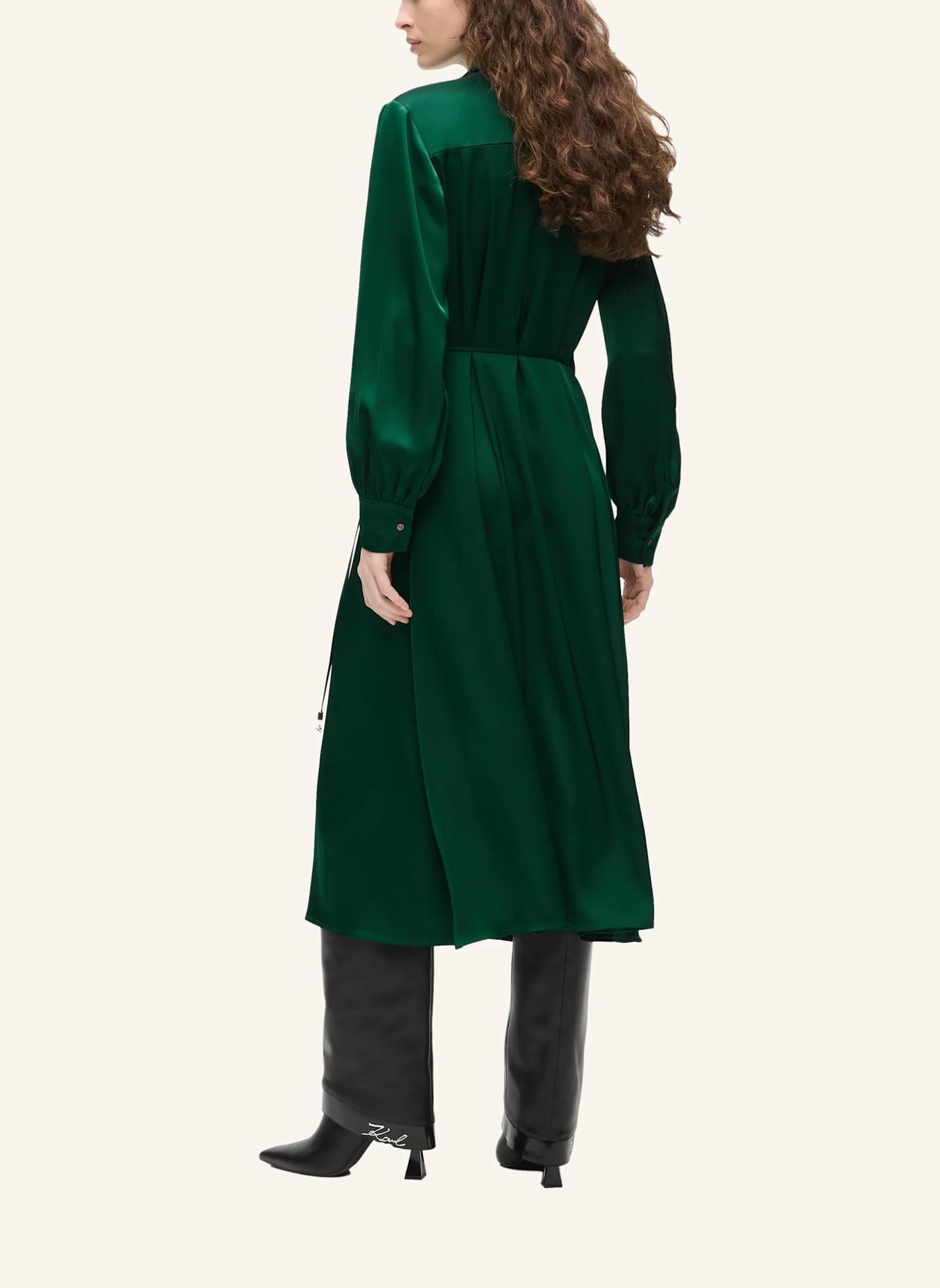 KARL LAGERFELD Kleid: GRÜN