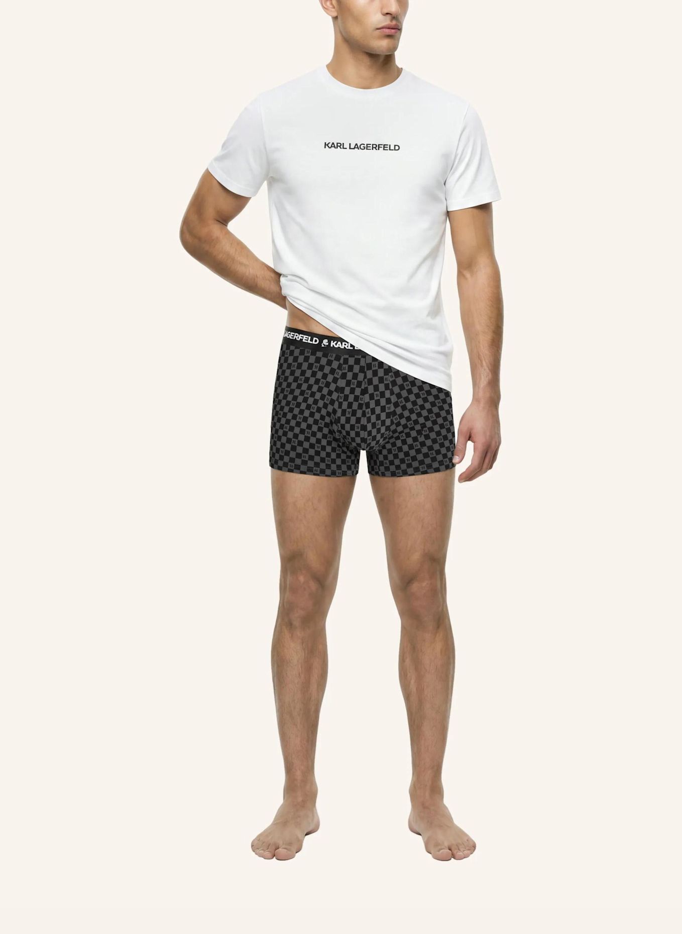KARL LAGERFELD Nachtwäsche: WEISS