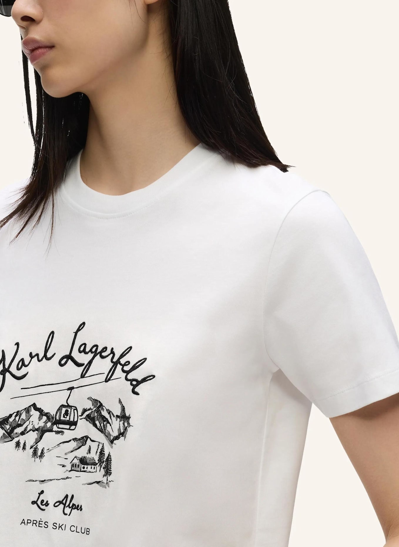 KARL LAGERFELD T-shirt: WEISS