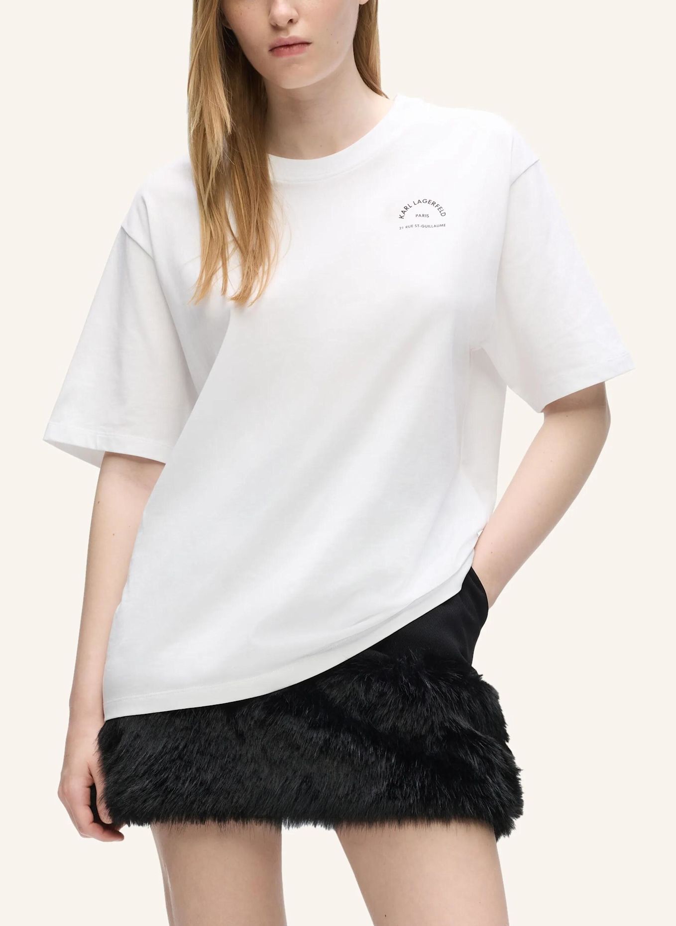 KARL LAGERFELD T-shirt: WEISS