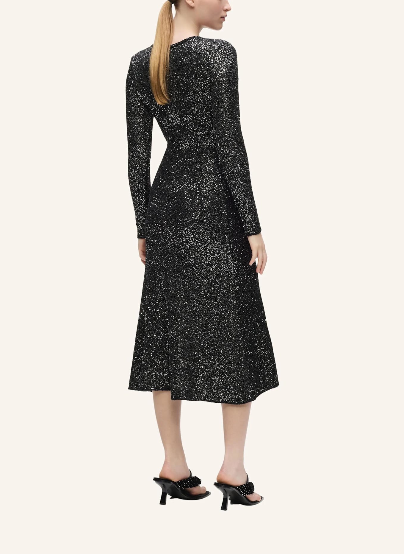 KARL LAGERFELD Kleid: DUNKELGRAU
