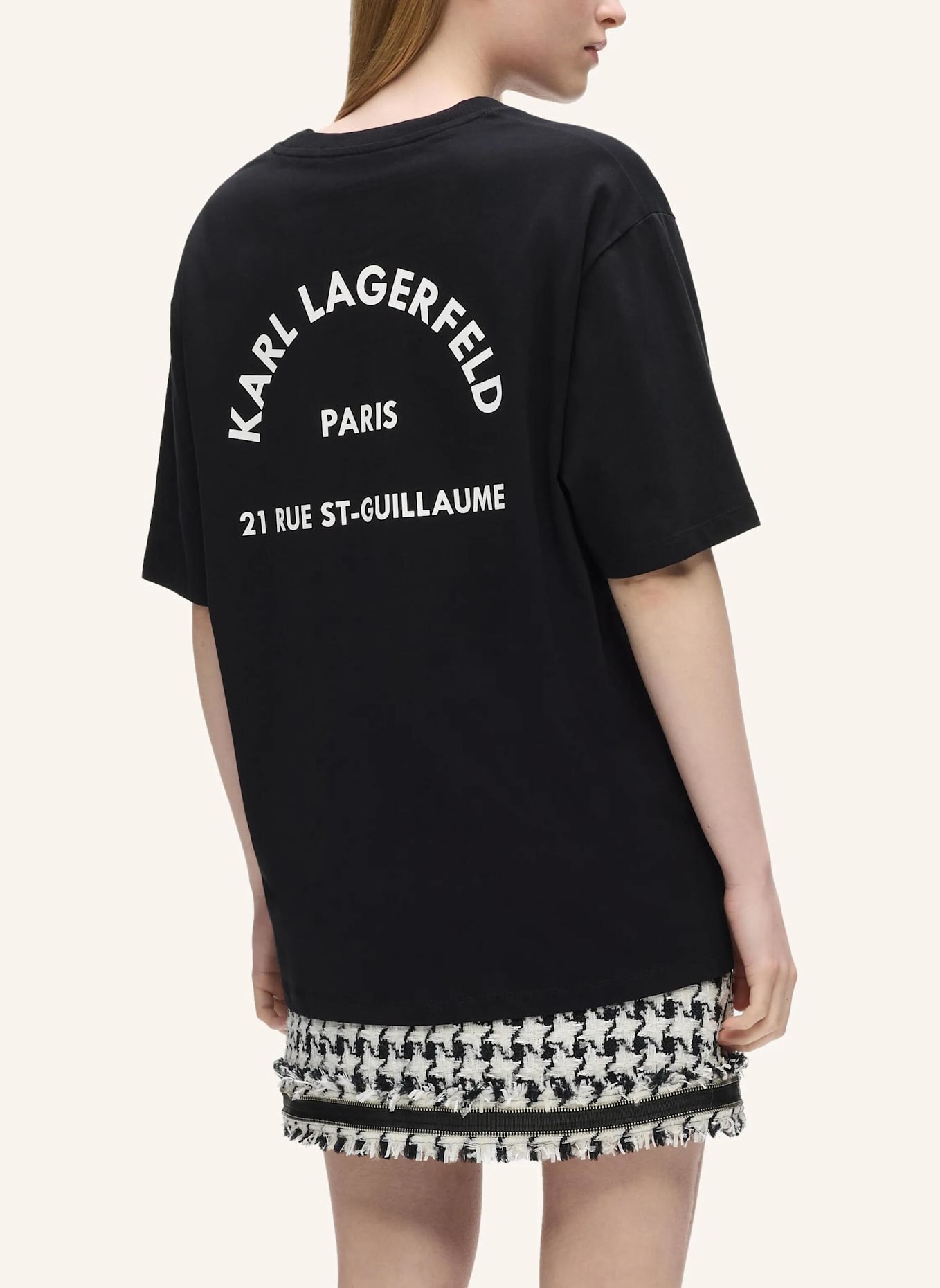 KARL LAGERFELD T-shirt: SCHWARZ