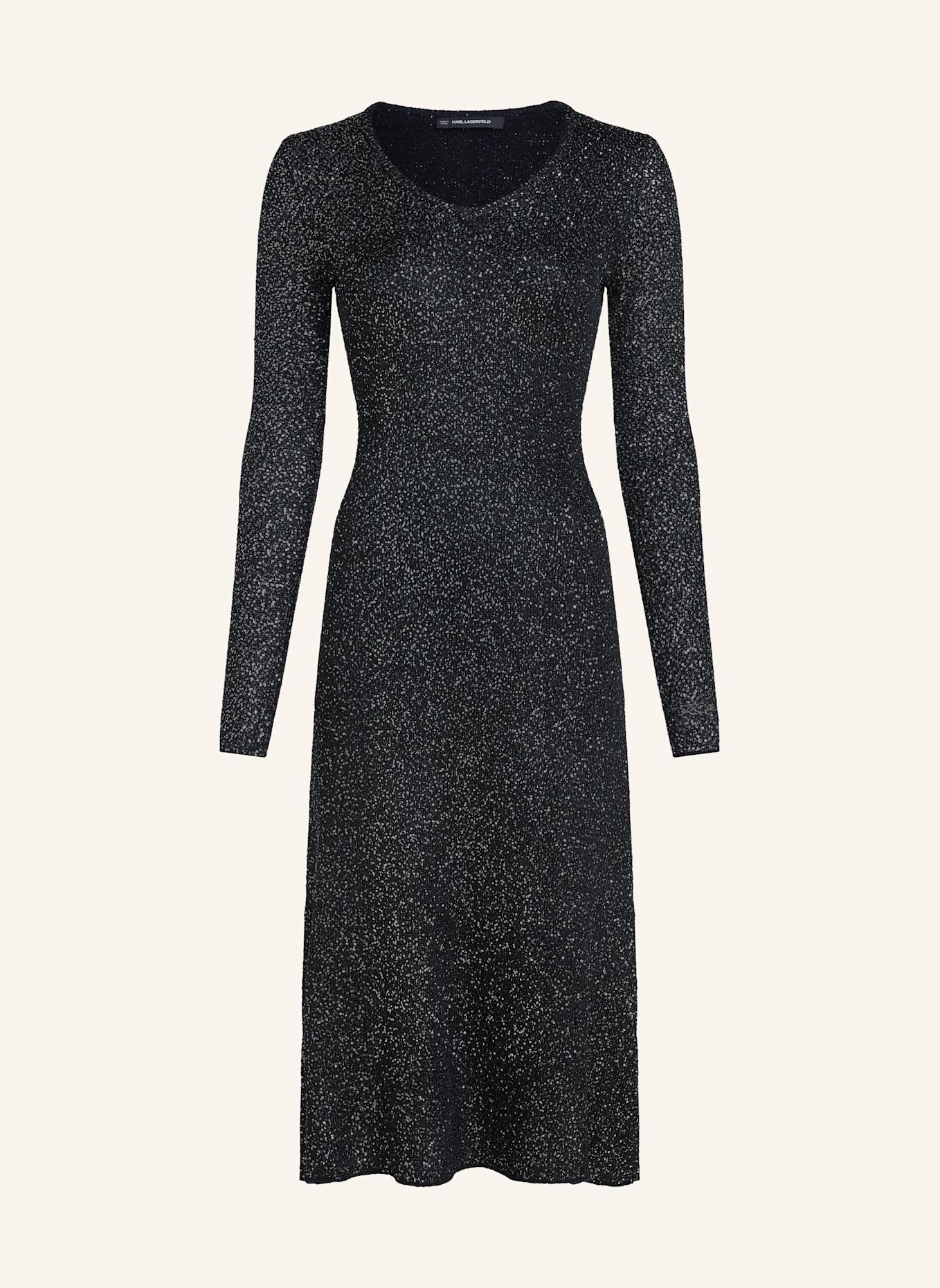 KARL LAGERFELD Kleid: DUNKELGRAU