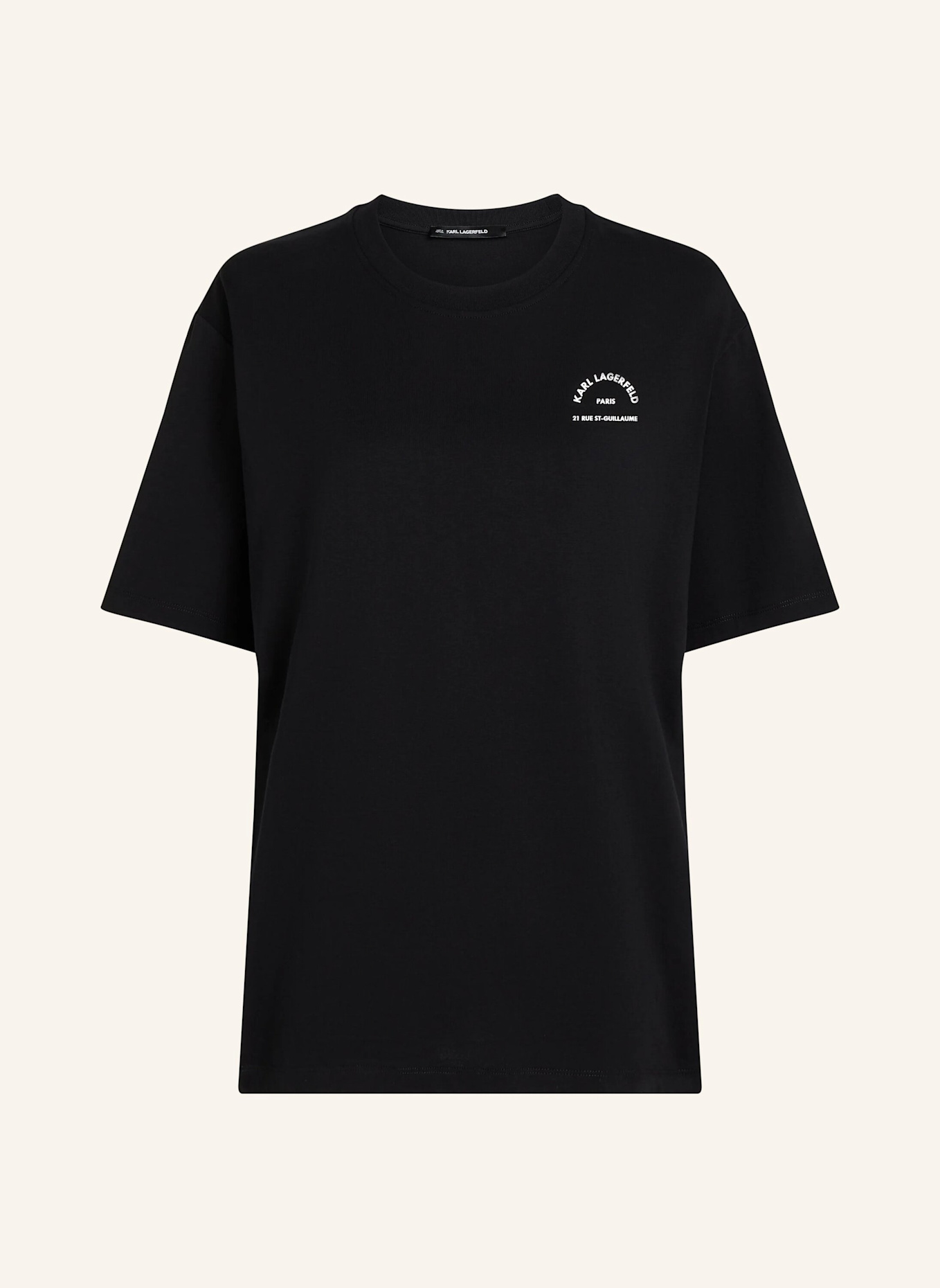 KARL LAGERFELD T-shirt: SCHWARZ