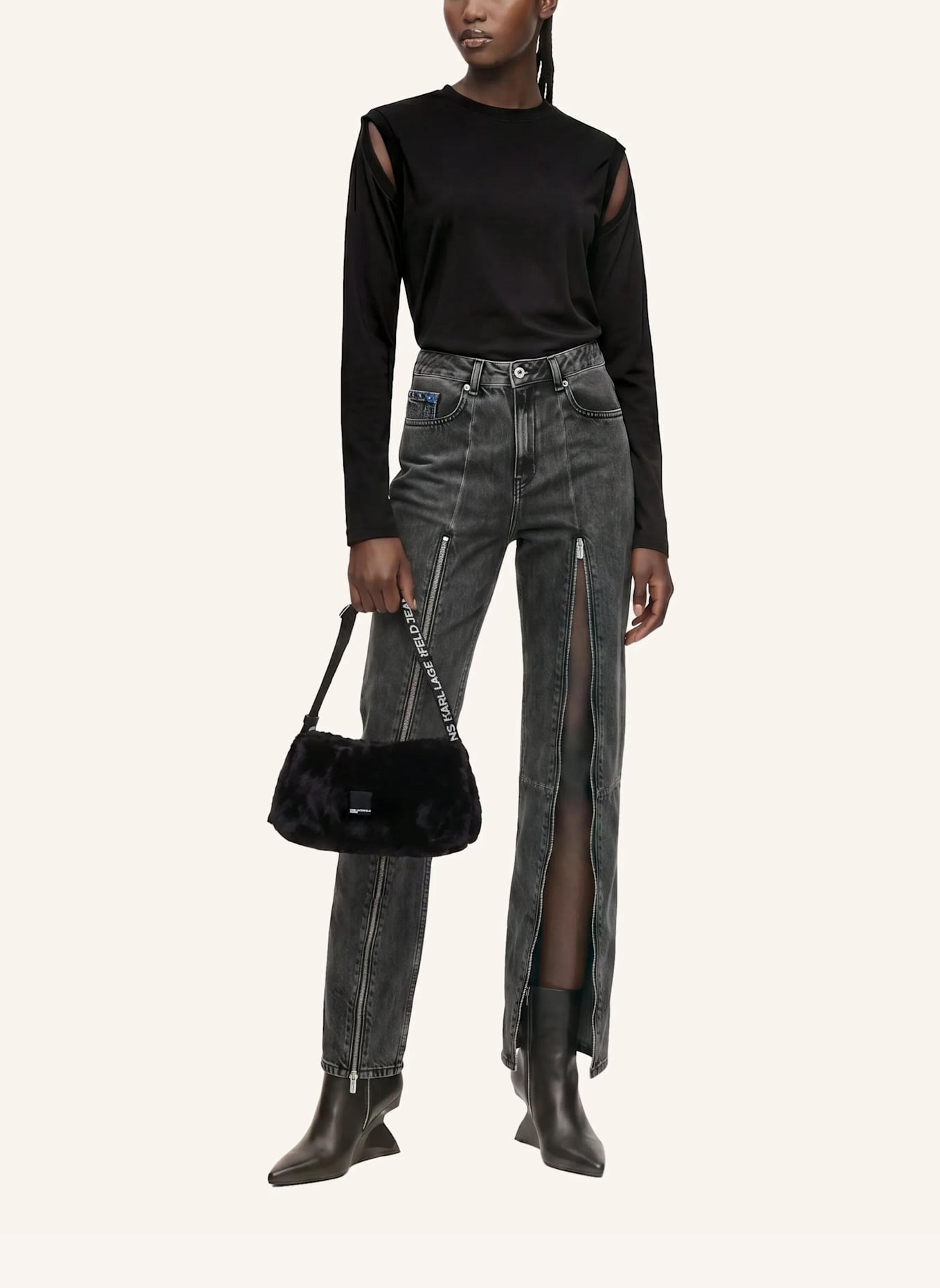 KARL LAGERFELD JEANS Jeans: SCHWARZ