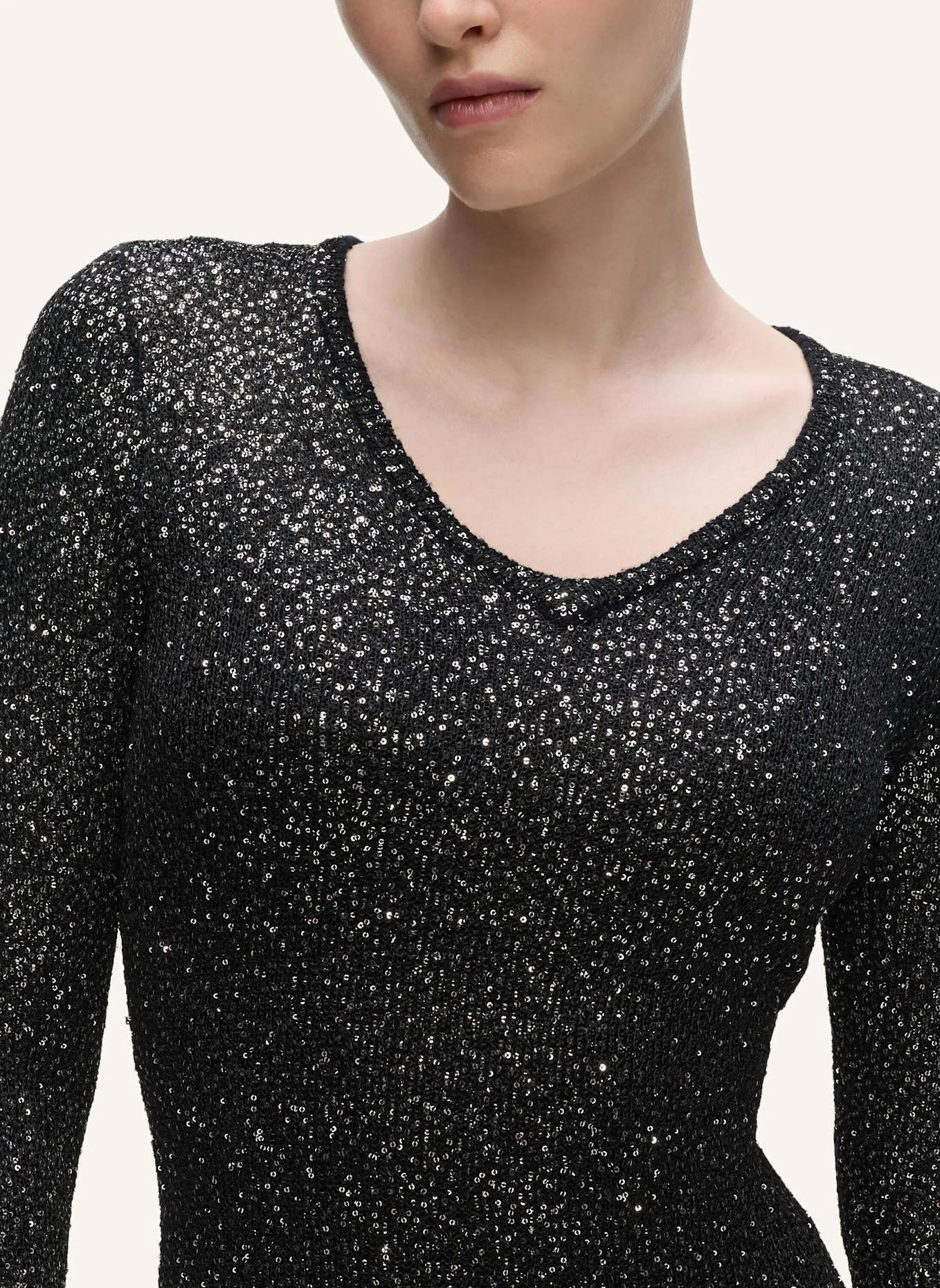 KARL LAGERFELD Kleid: DUNKELGRAU