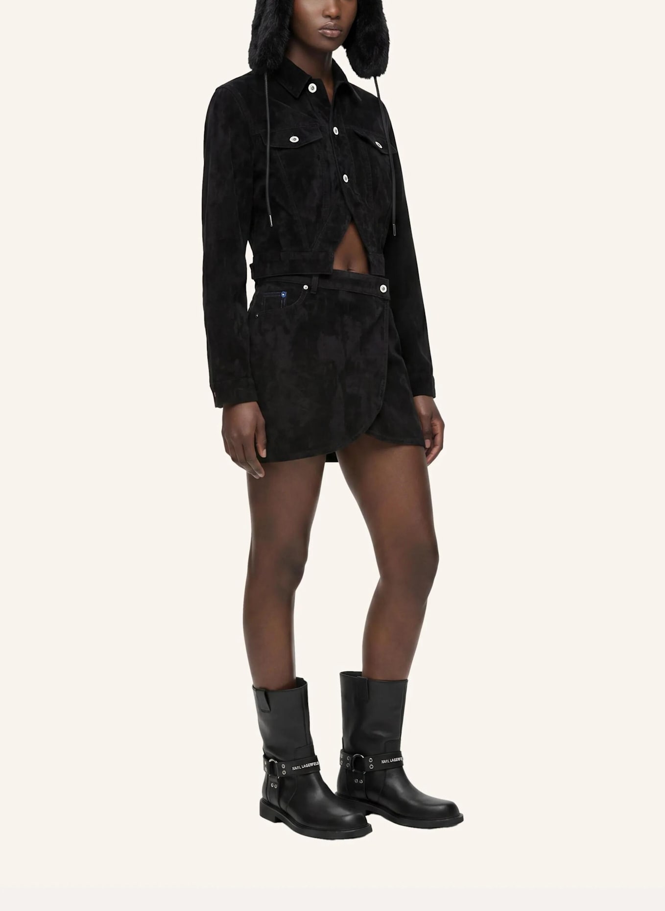 KARL LAGERFELD JEANS Jacke: DUNKELLILA