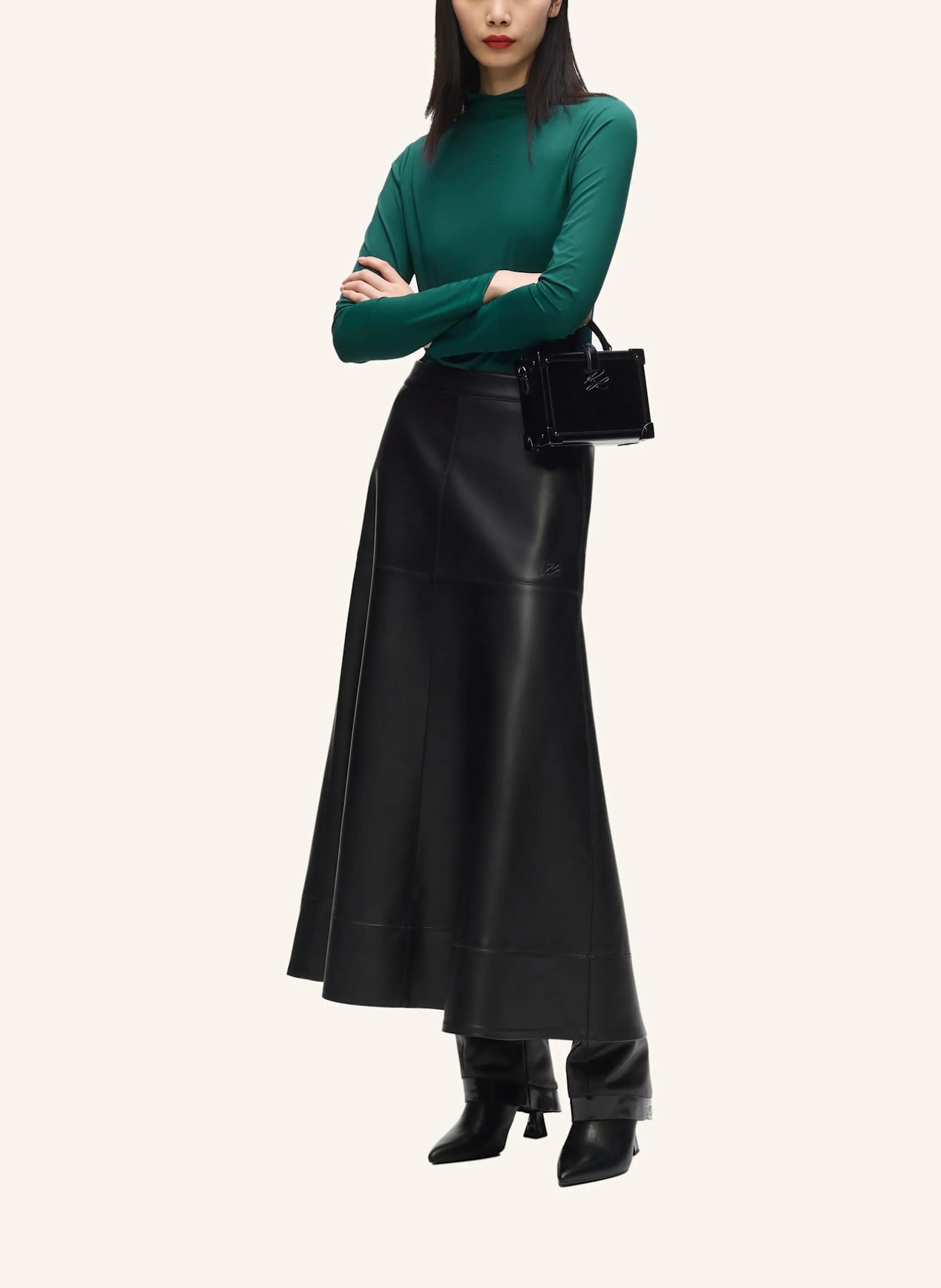 KARL LAGERFELD Top: GRÜN