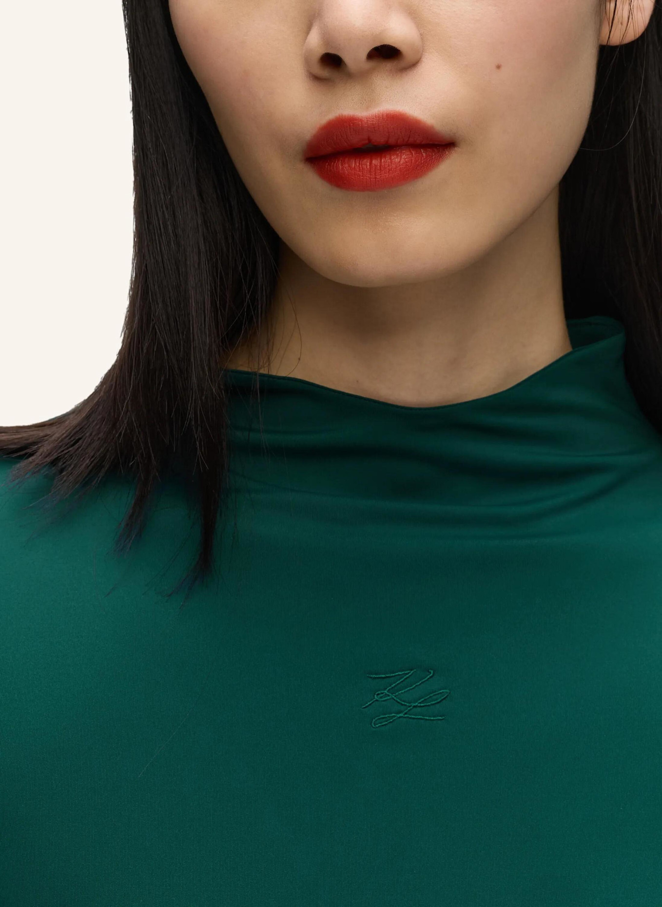 KARL LAGERFELD Top: GRÜN