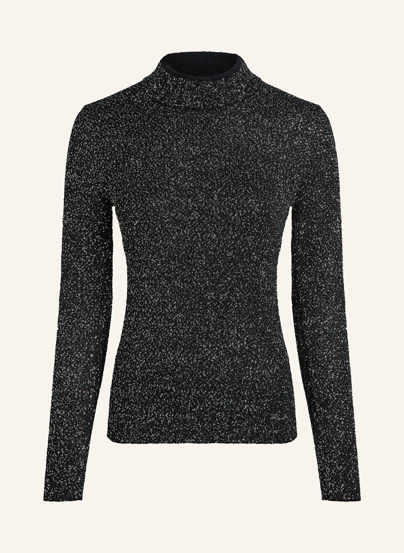 KARL LAGERFELD Top: DUNKELGRAU